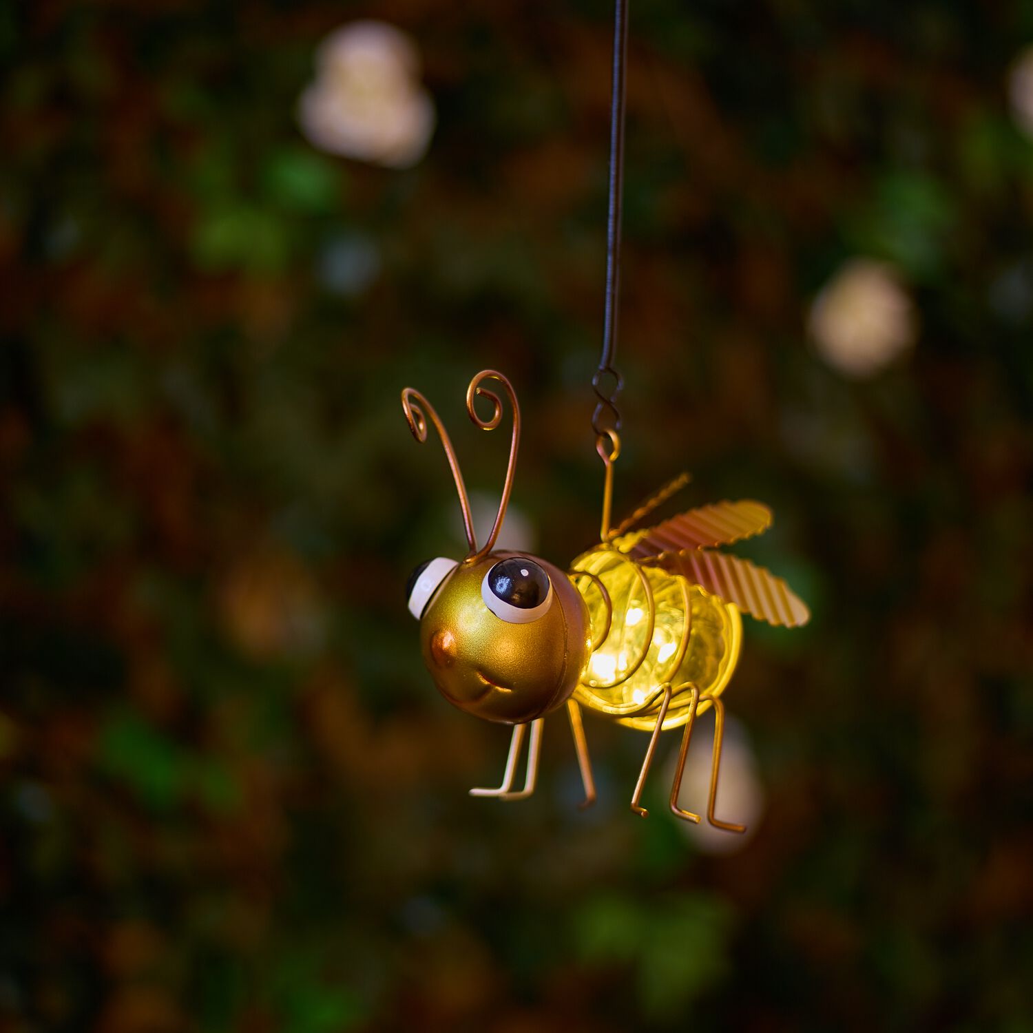 Hanging Ladybird / Bee Garden Solar Light