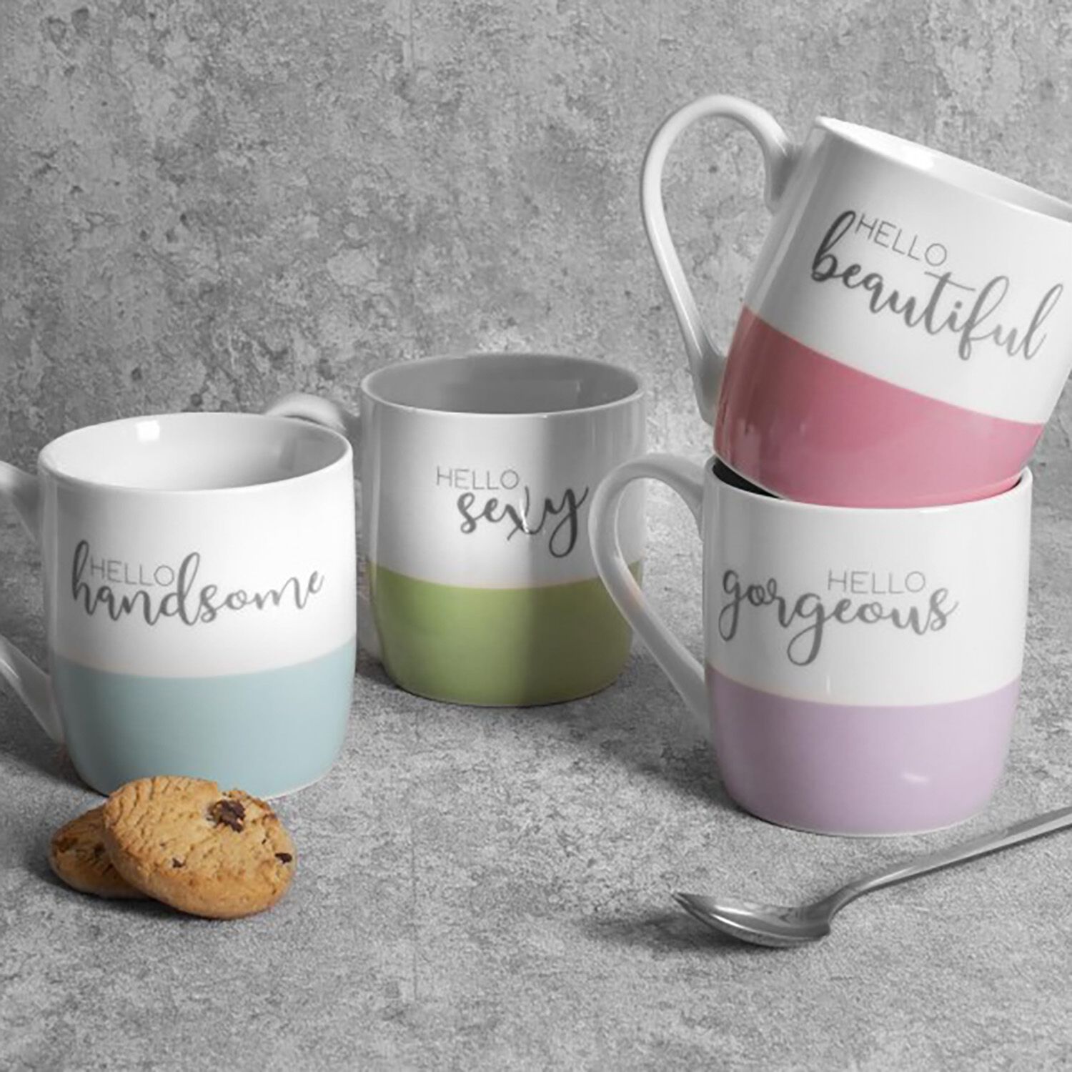 Hello New Bone China Mug