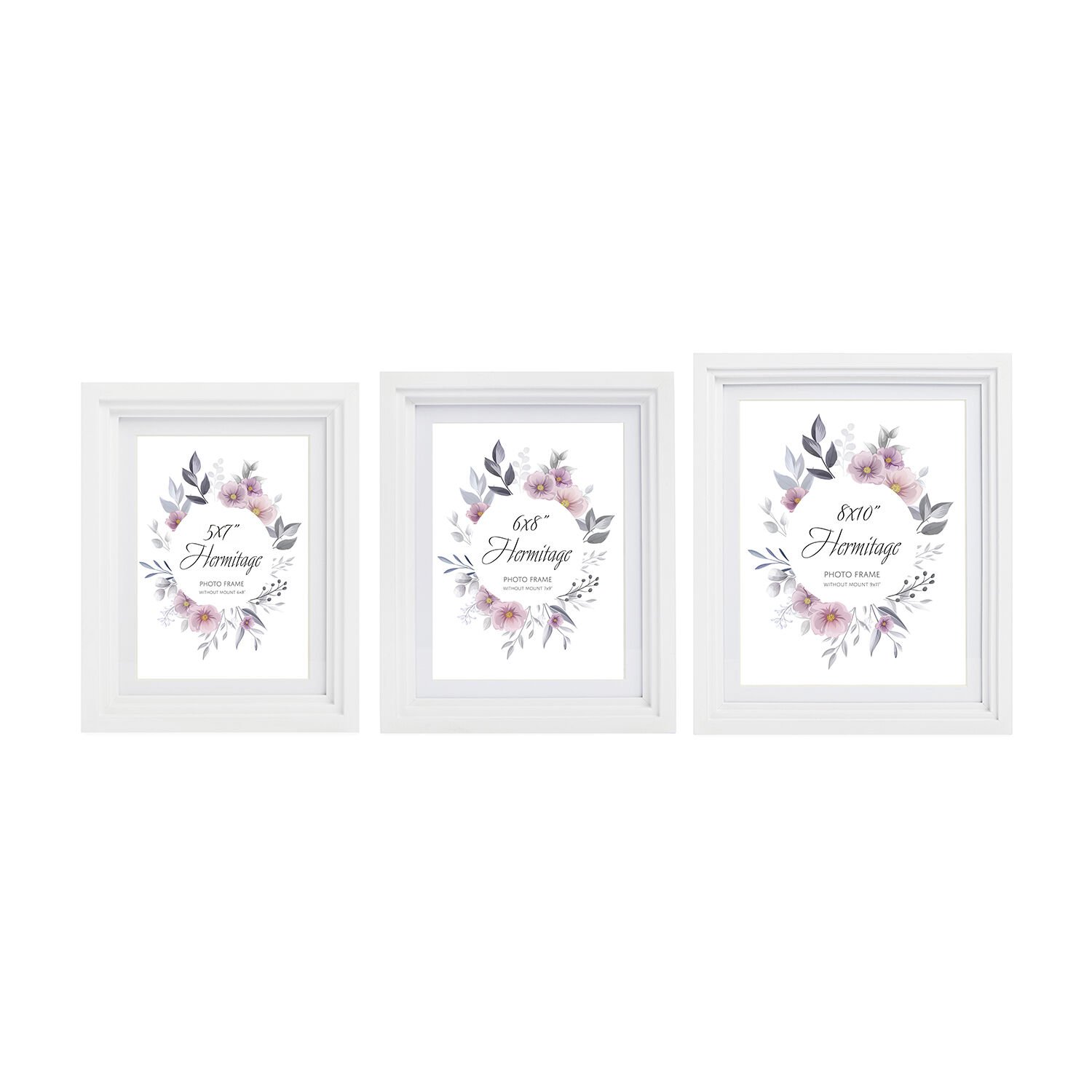 6X8 HERMITAGE WHITE Photo Frame