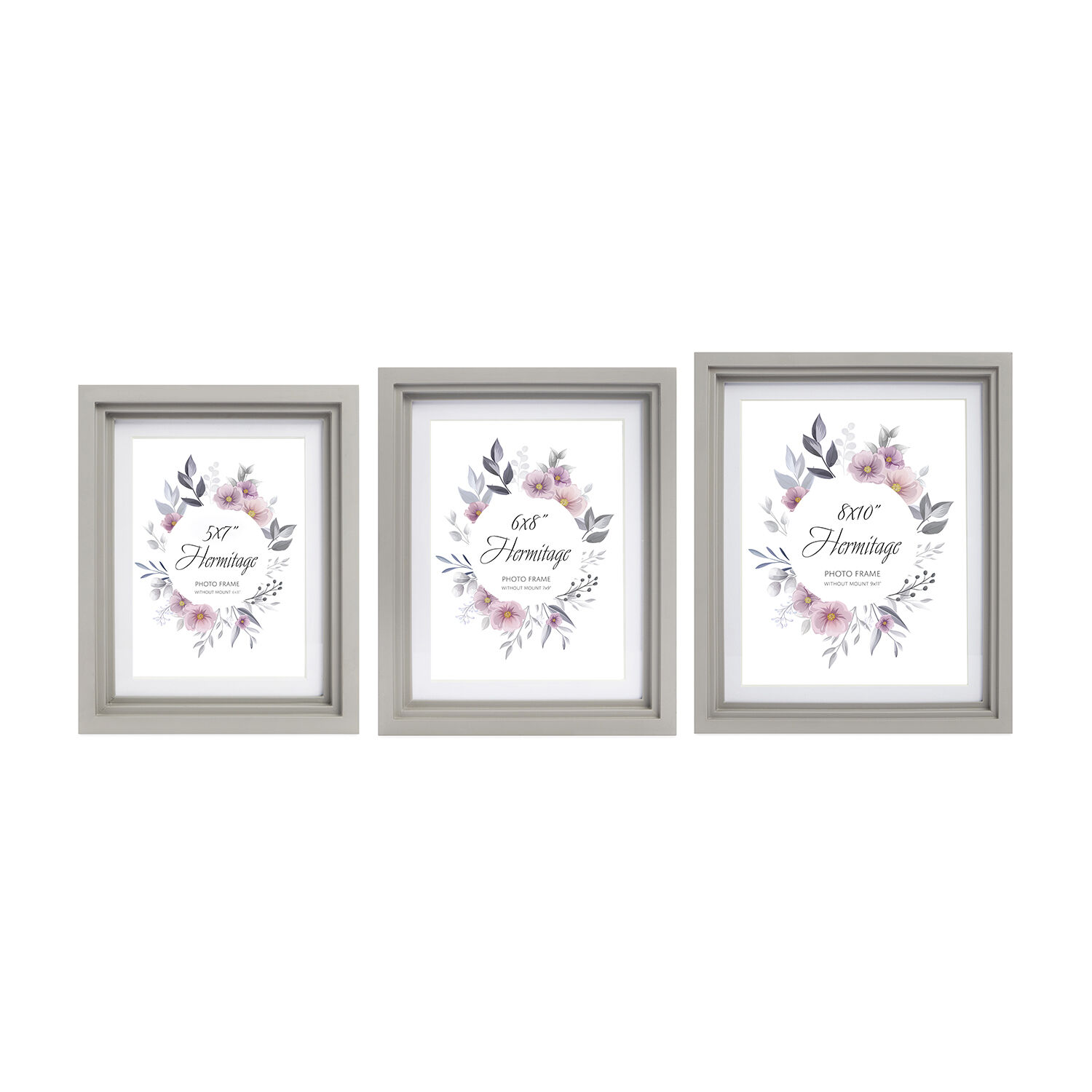 6X8 HERMITAGE GREY Photo Frame