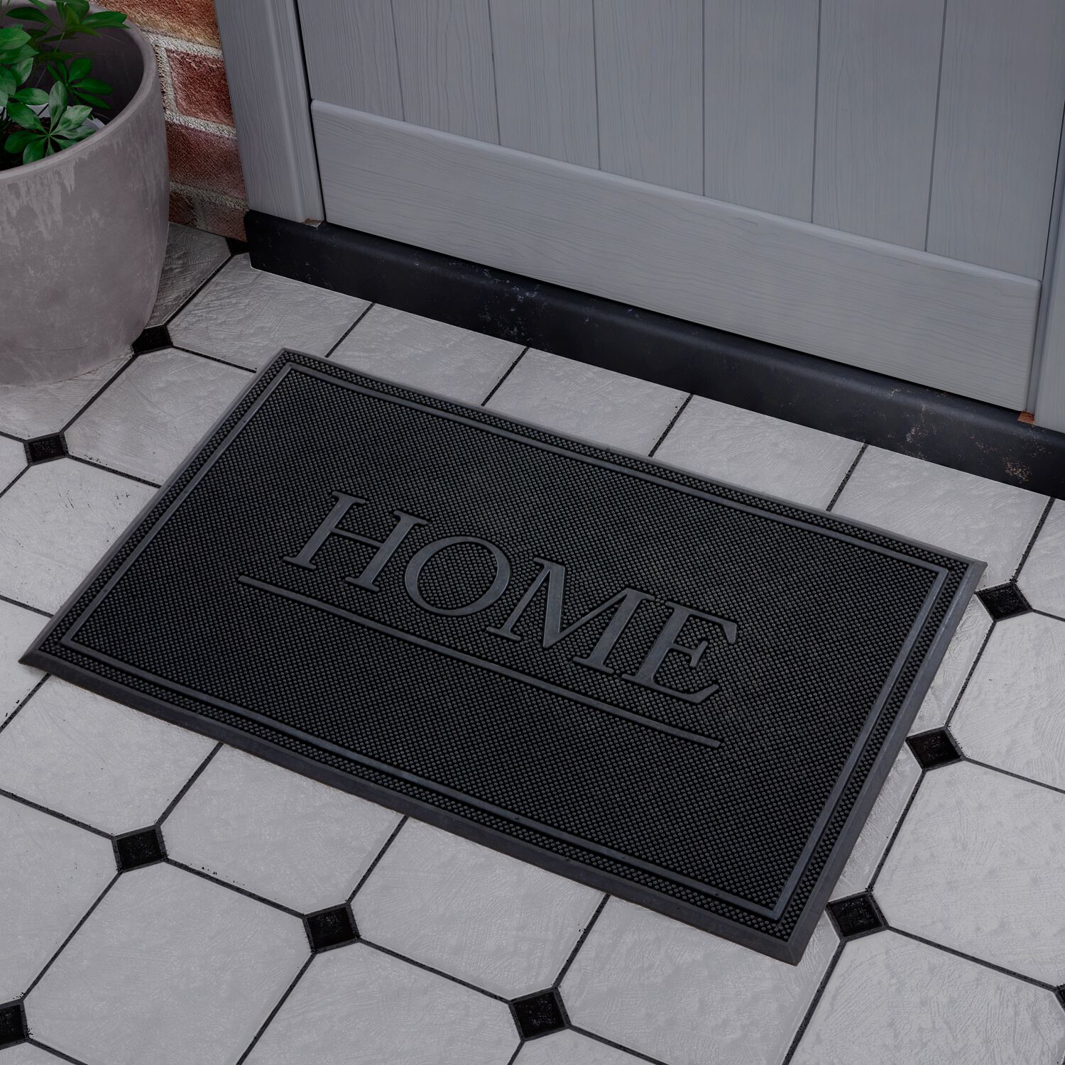 Home Rubber Pin Door Mat 45cm x 75cm