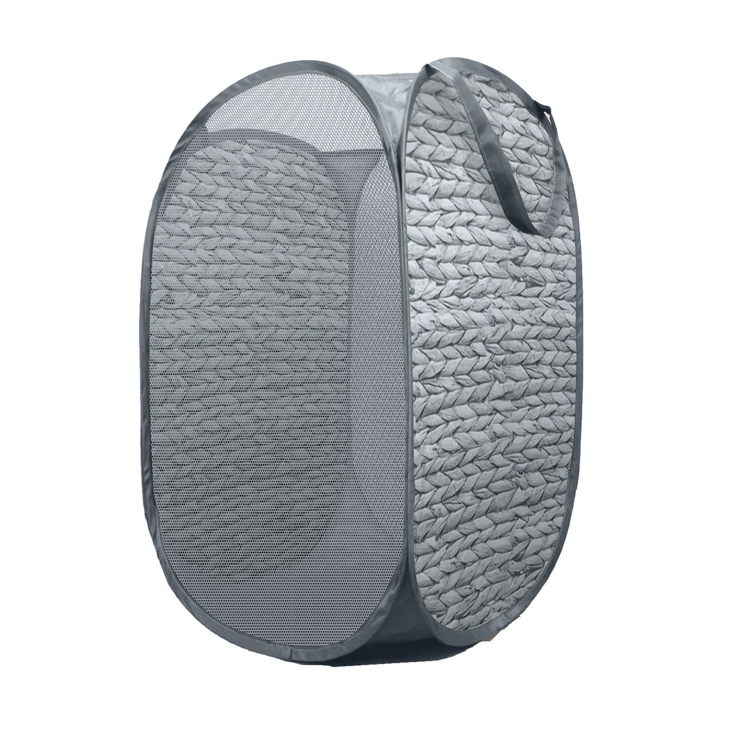 Hyacinth Grey Pop-up Laundry Hamper