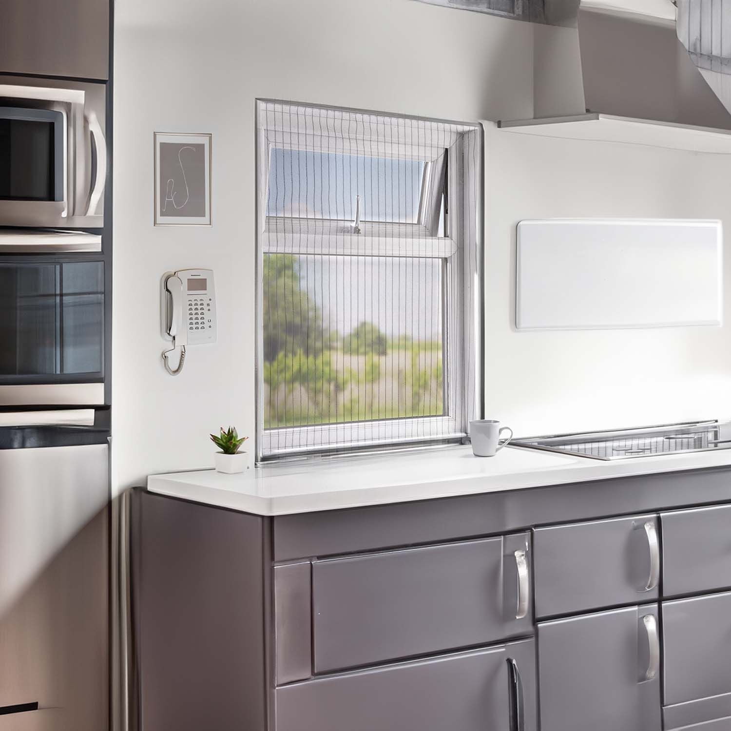 INSECT WINDOW SCREEN - GREY - 150cm x 130cm