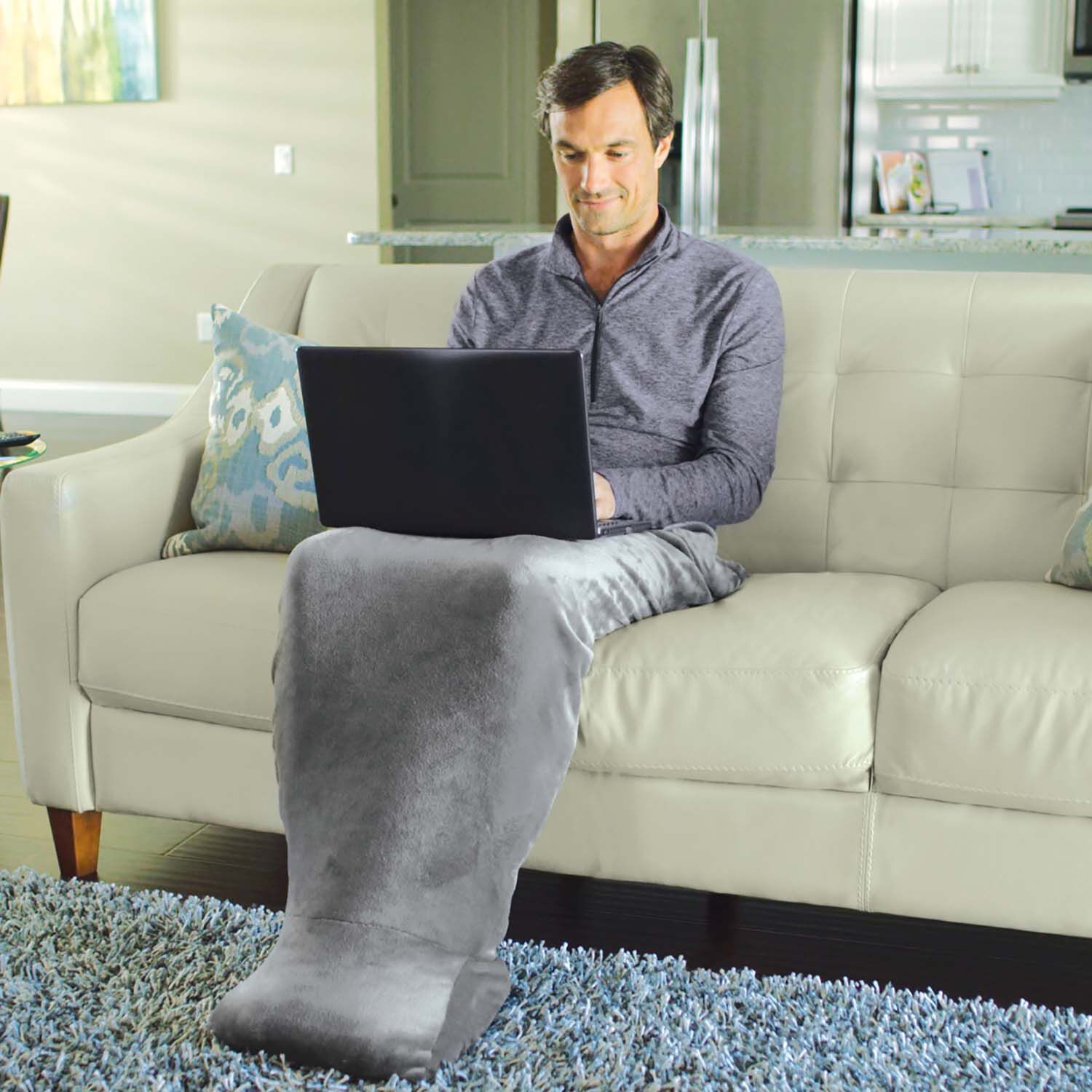 JML Calming Heated Massage Cocoon Wrap