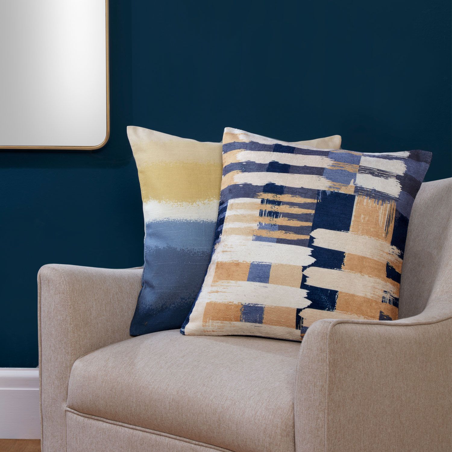 Jensen Cushion 45cm x 45cm - Blue