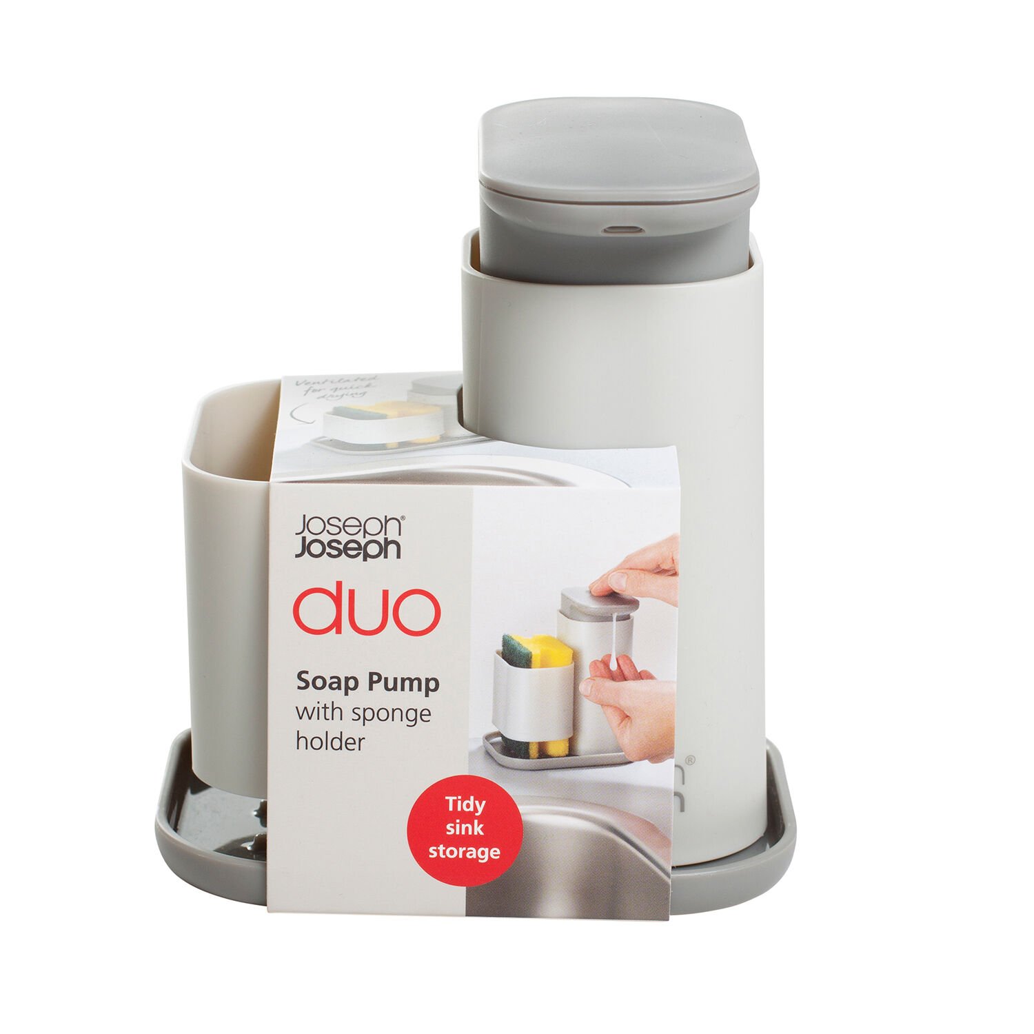Joseph Duo Soap Dispenser and Sponge Holder