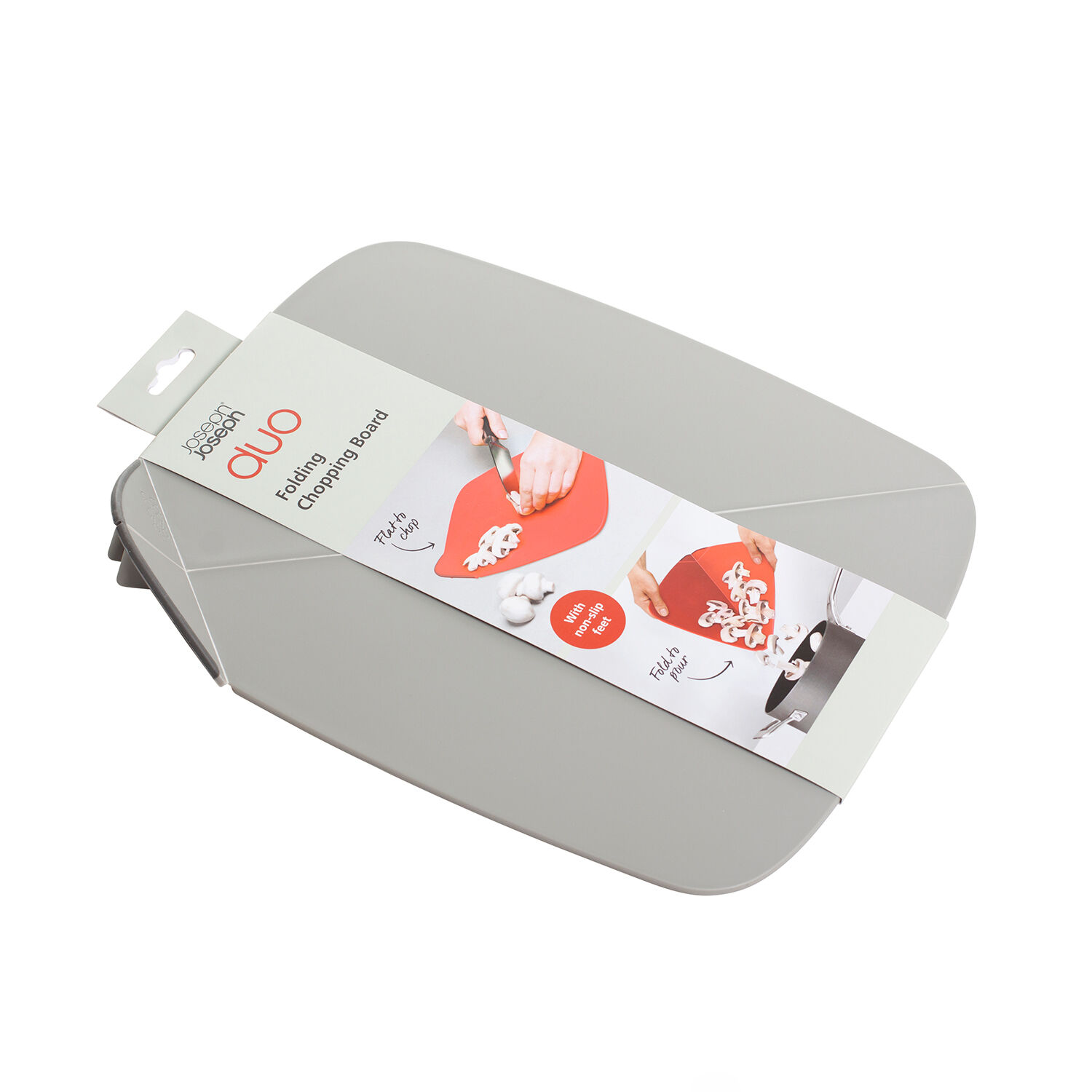 Joseph Joseph Duo Folding Chopping Board - Grey