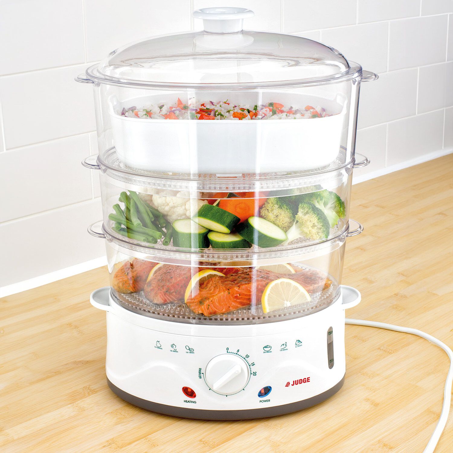 Judge Electricals 3 Tier Steamer Set