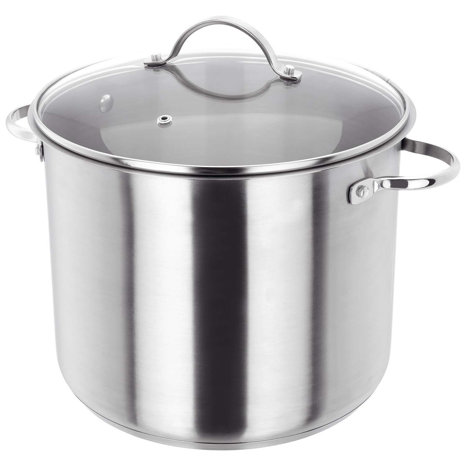 Judge Essentials 26cm 10L Stockpot With Glass Lid