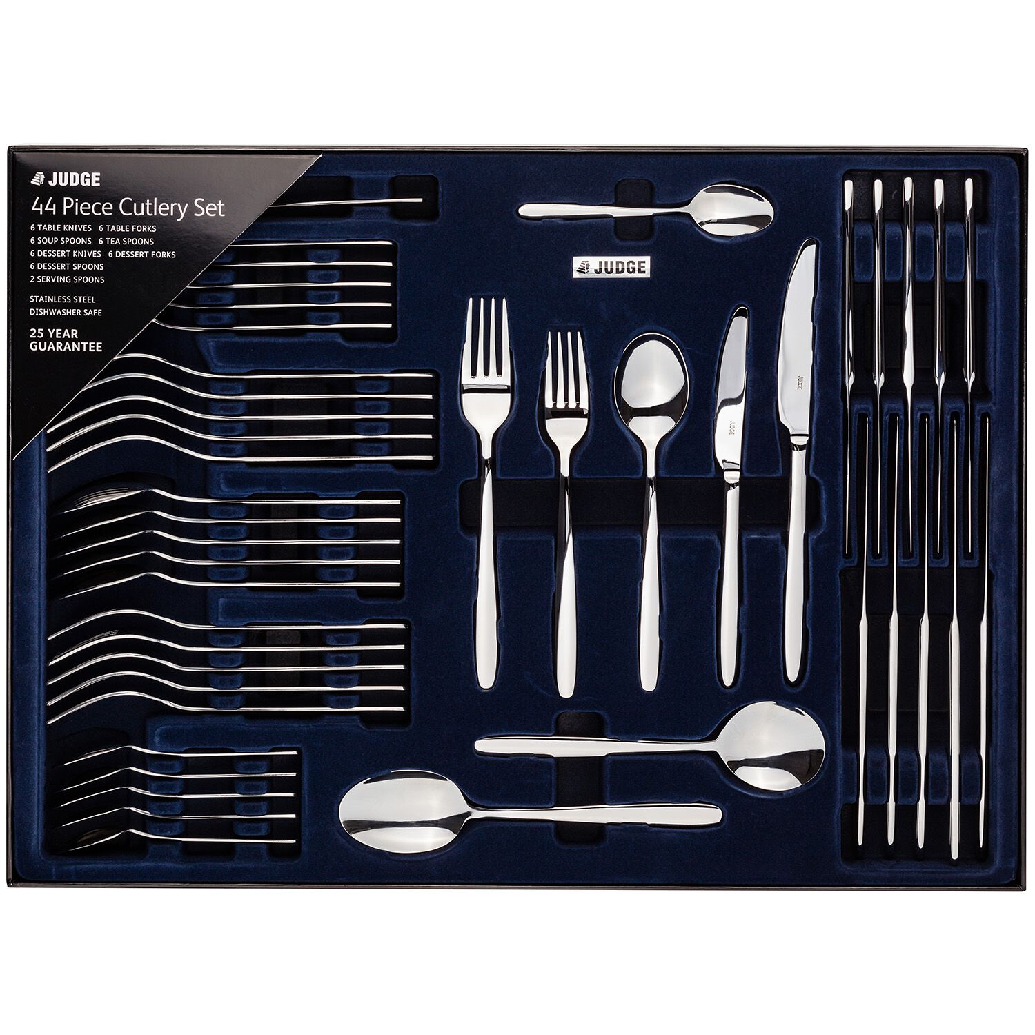 Judge Modern Cutlery Set - 44 Piece