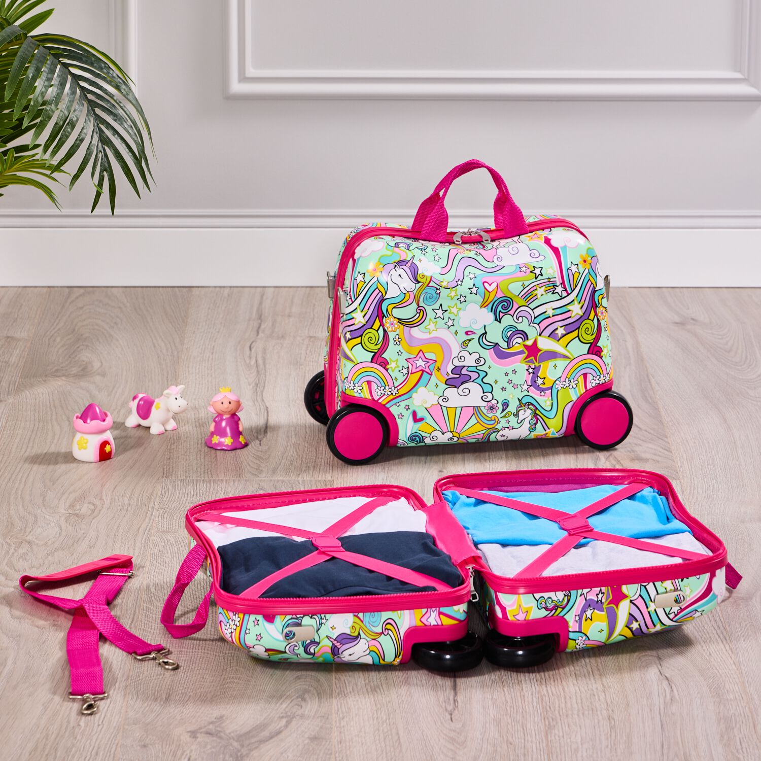 Kids Travel Suitcase - Pink