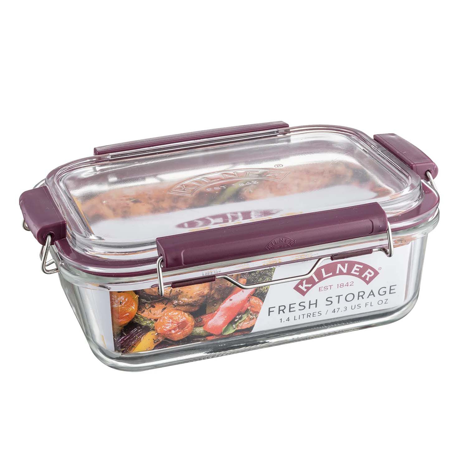 Kilner Fresh 1.4L Glass Storage
