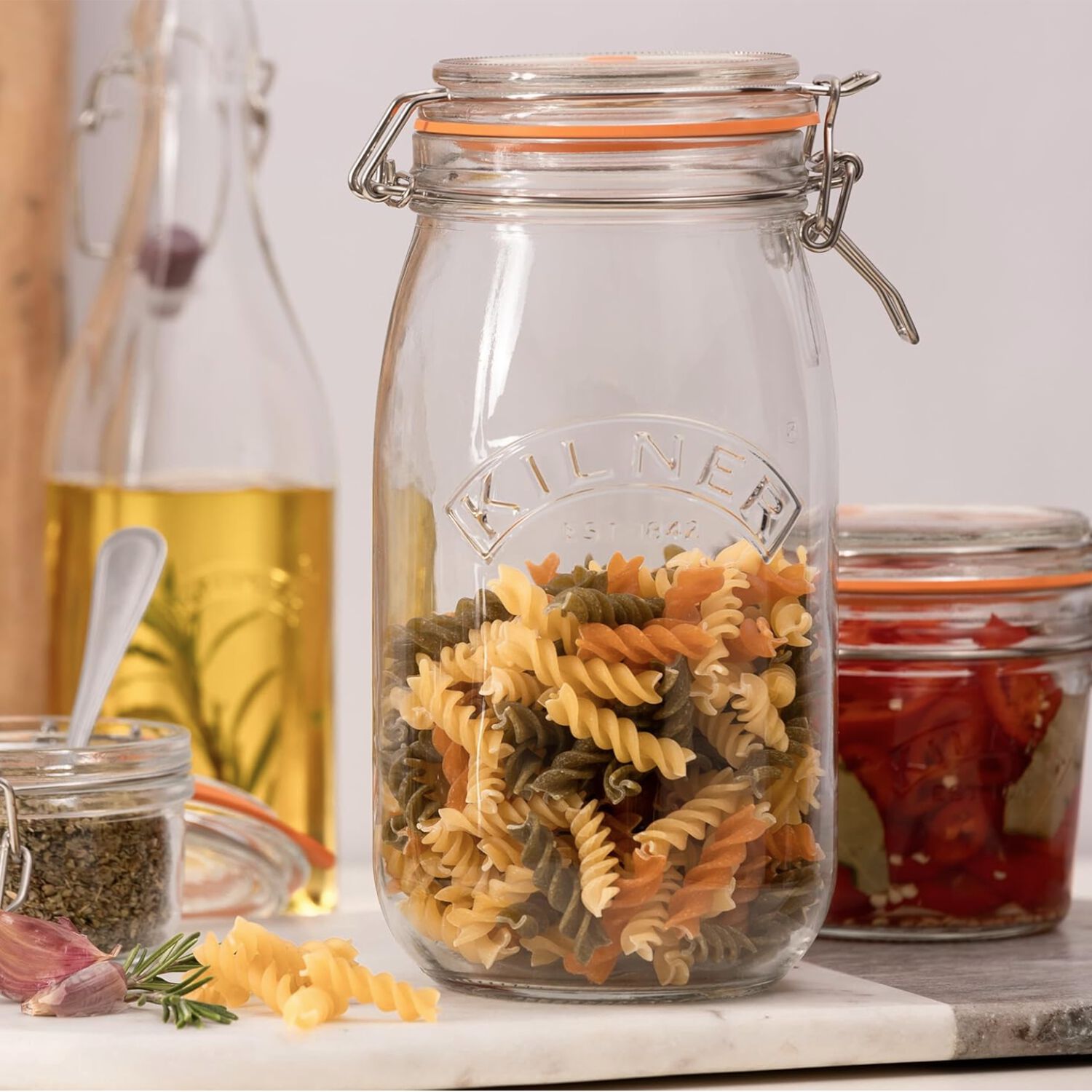 Kilner Round Clip Top Jar 2L