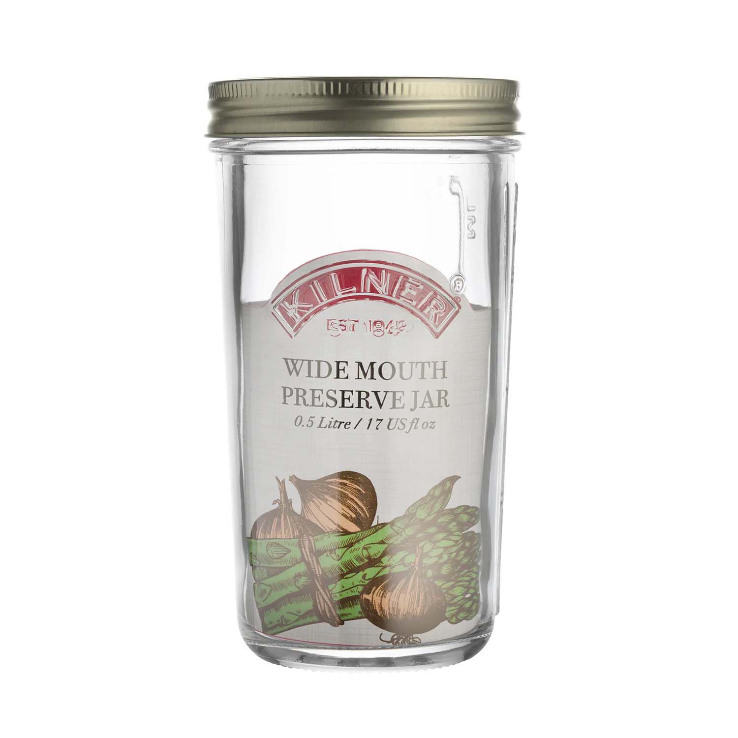 Kilner Wide Mouth 0.5L Preserve Jar