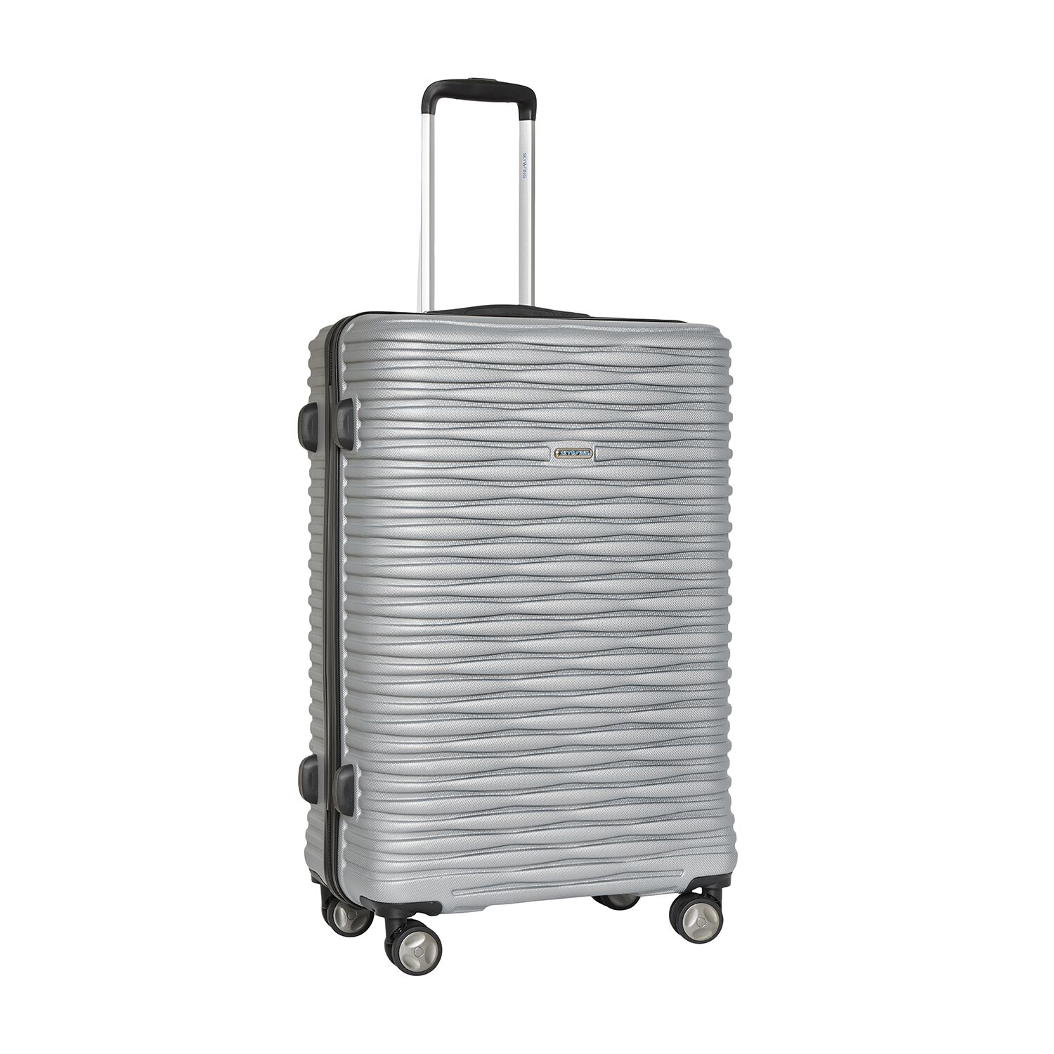 Large Hardshell Luggage - Silver
