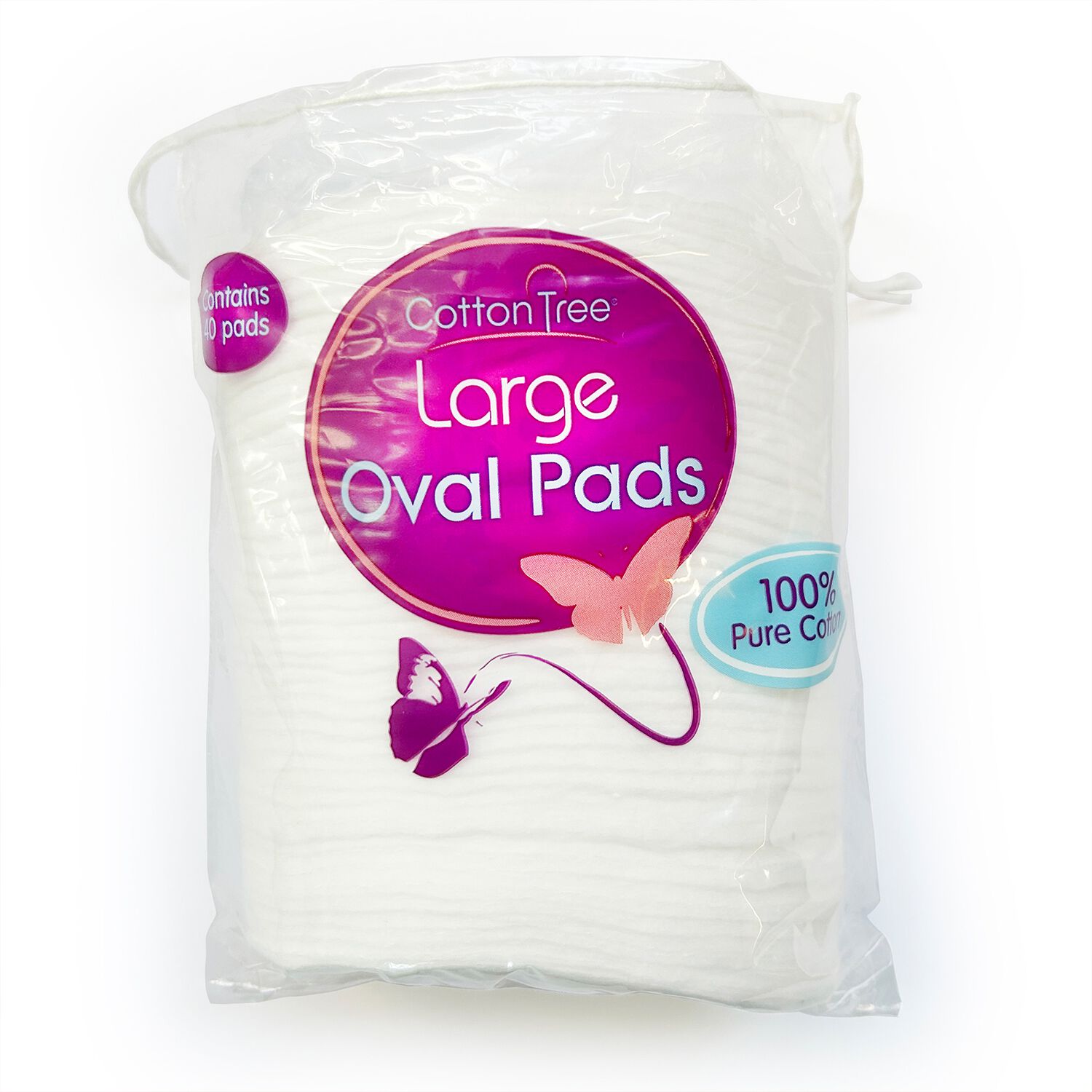 Large Oval Cotton Pads 40 Pack