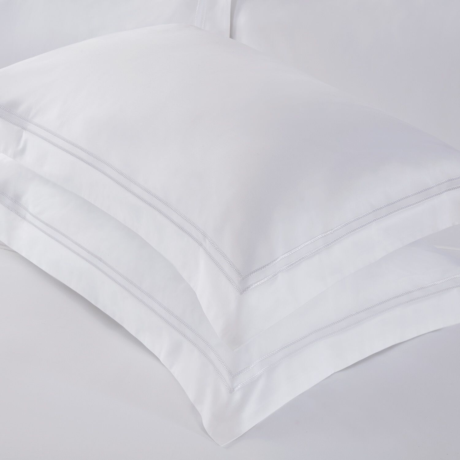 Lislea 500 TC Oxford Pillowcase Pair-White