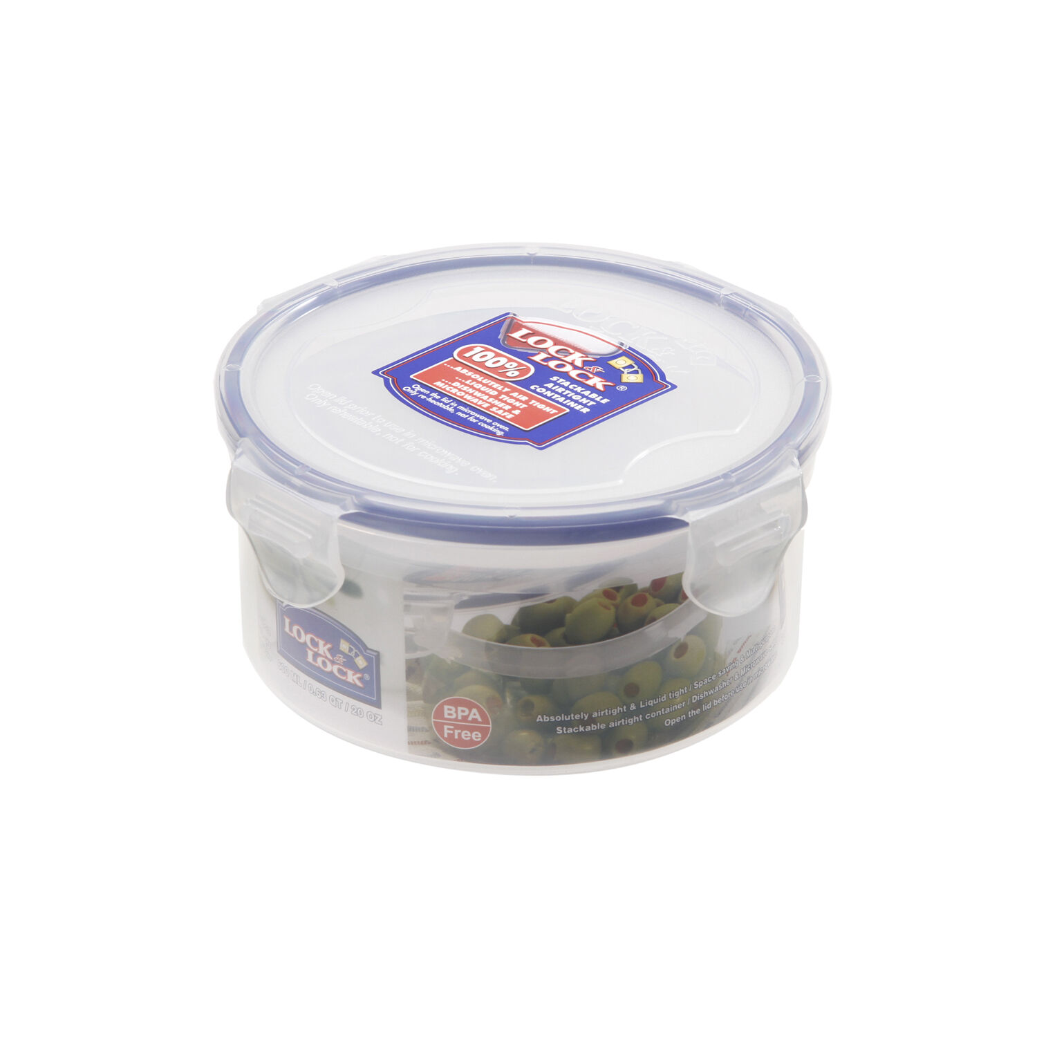 Lock & Lock Round Container 600ml