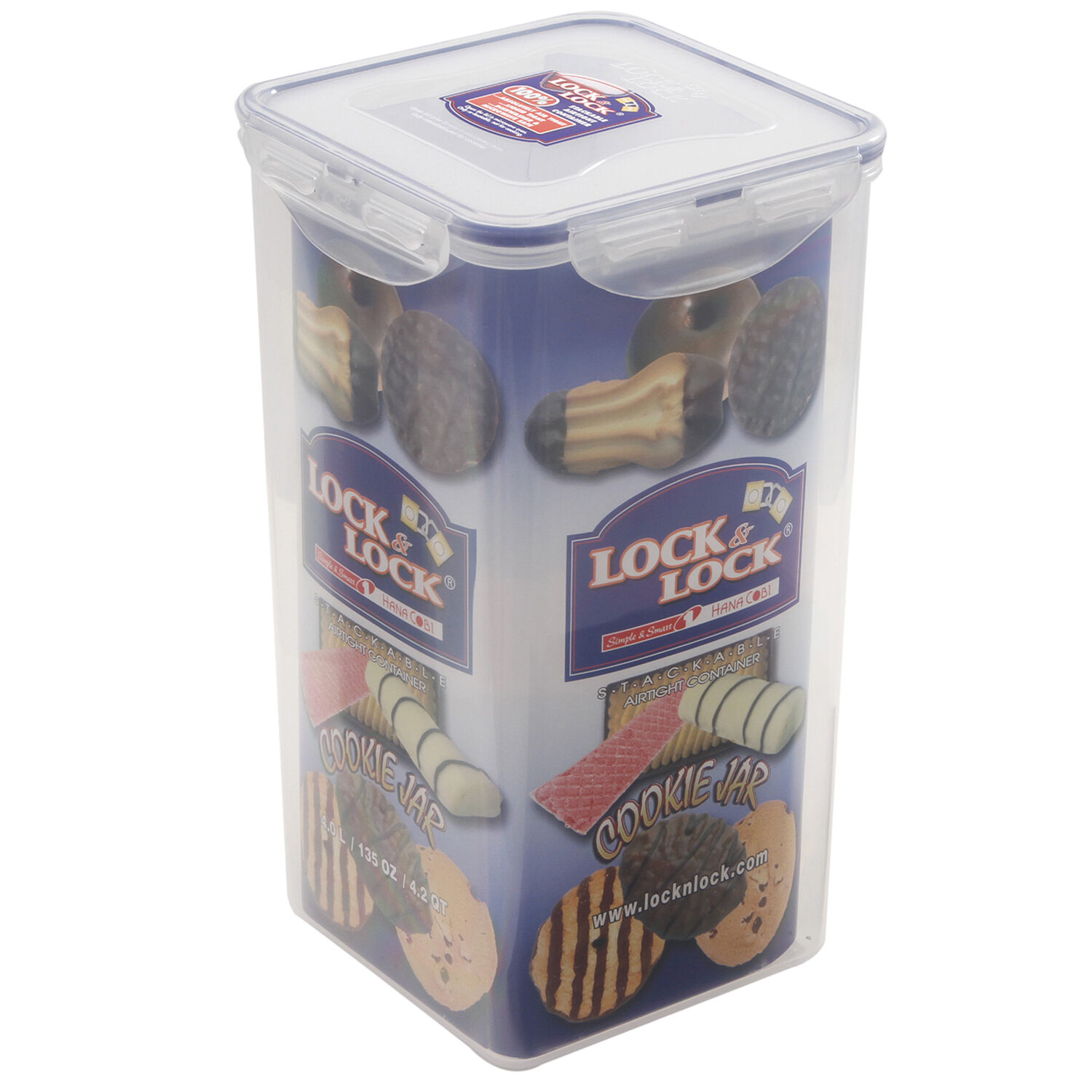 Lock & Lock Tall Square Container 4L
