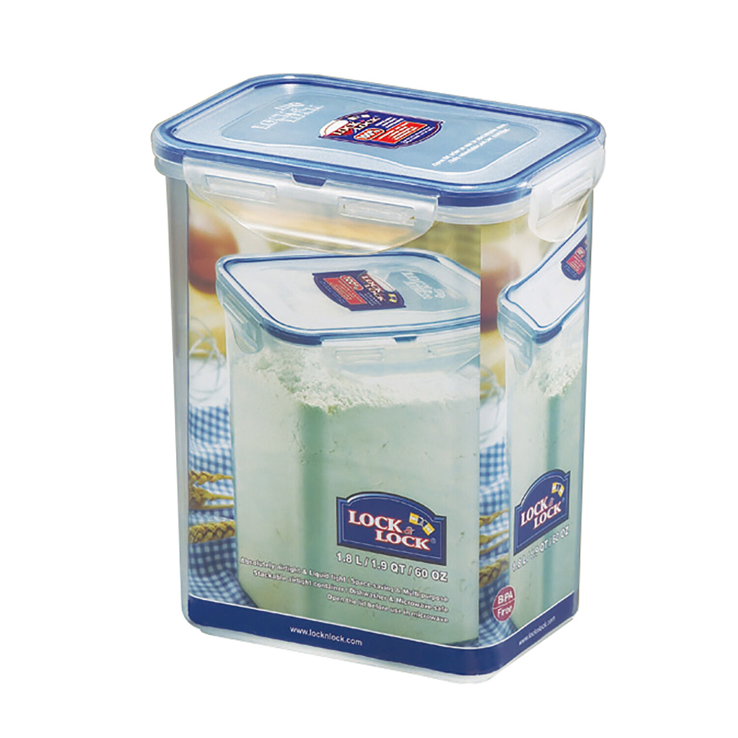 Lock and Lock Rectangular Container 1.8L