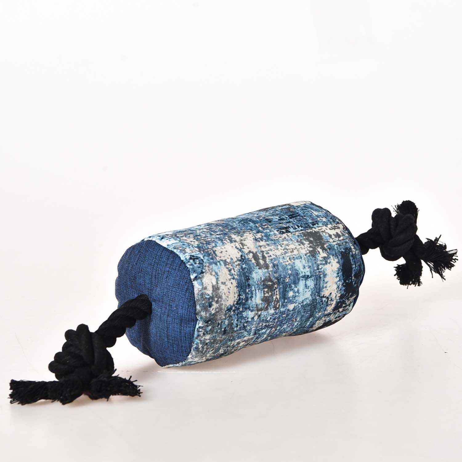 Log Plush & Rope Dog Toy