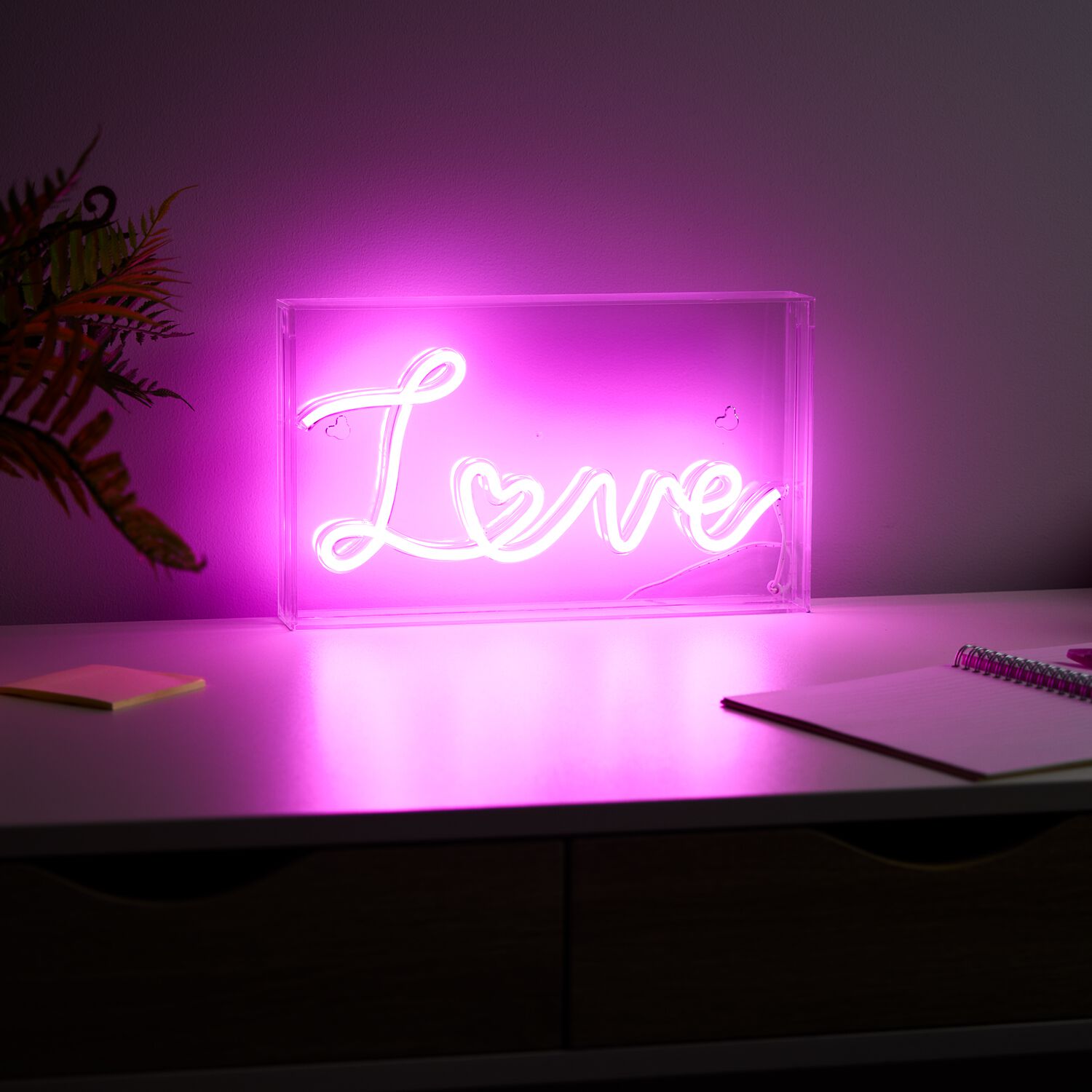 Love Neon Box Light