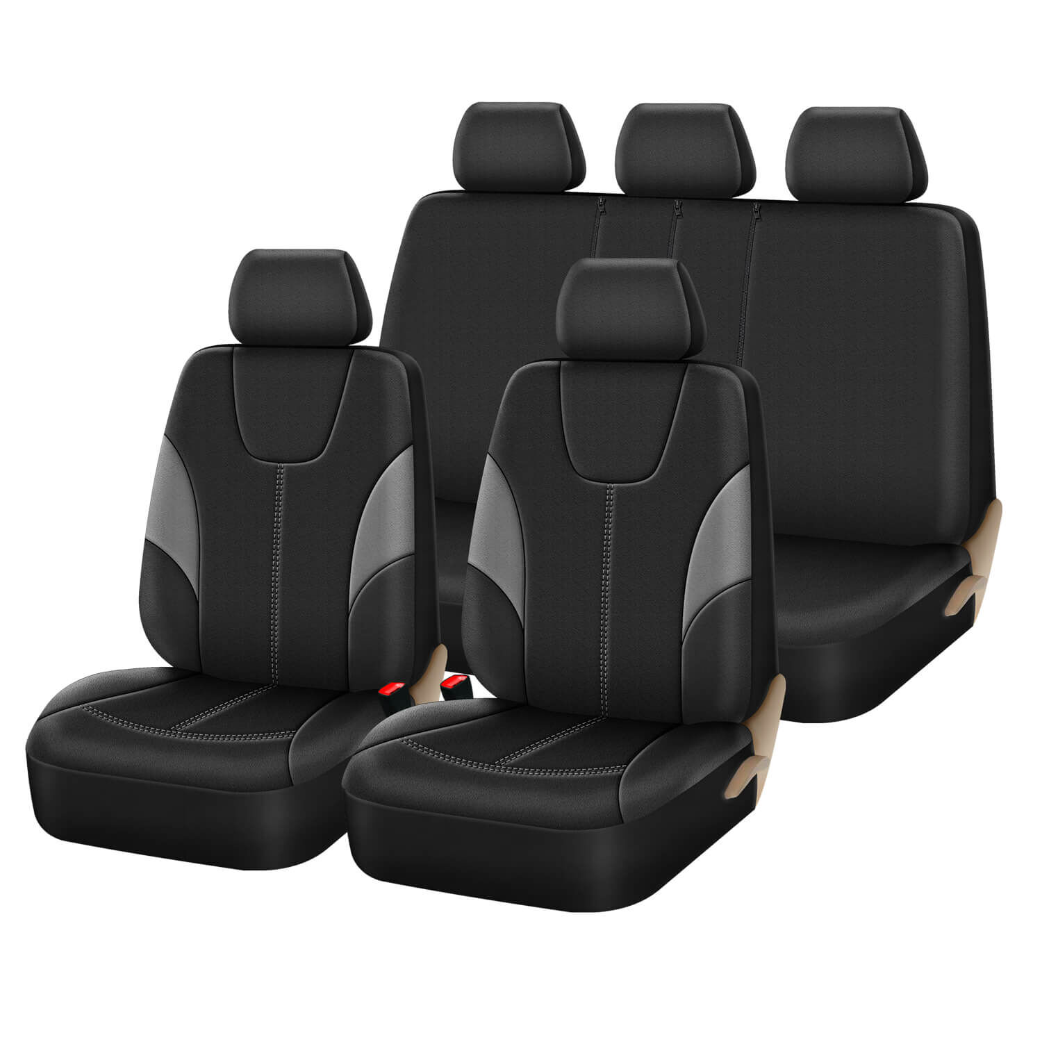 Luxury 9 Piece Car Seat Cover Set