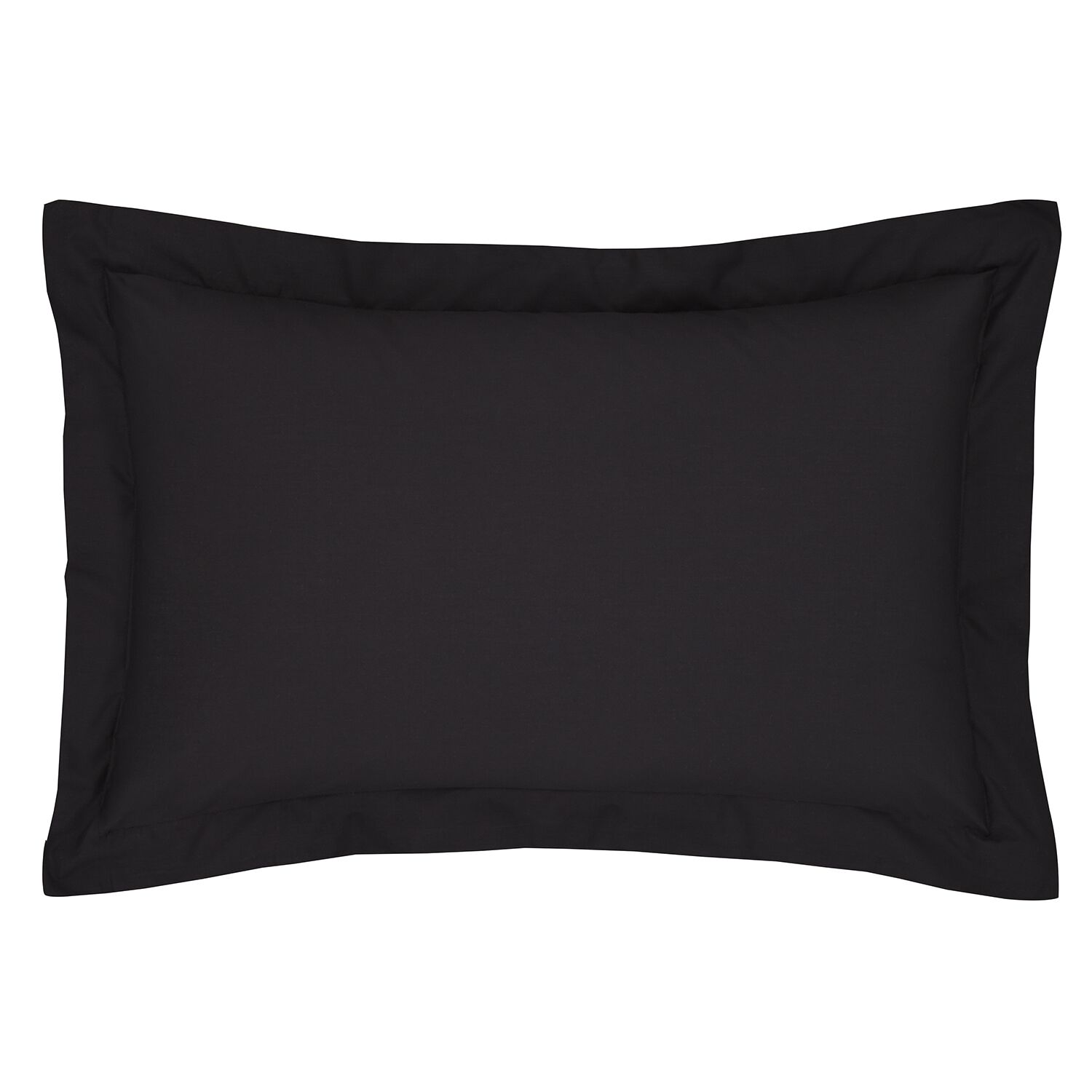 Nicole Day Percale Oxford Pillowcase Pair - Black