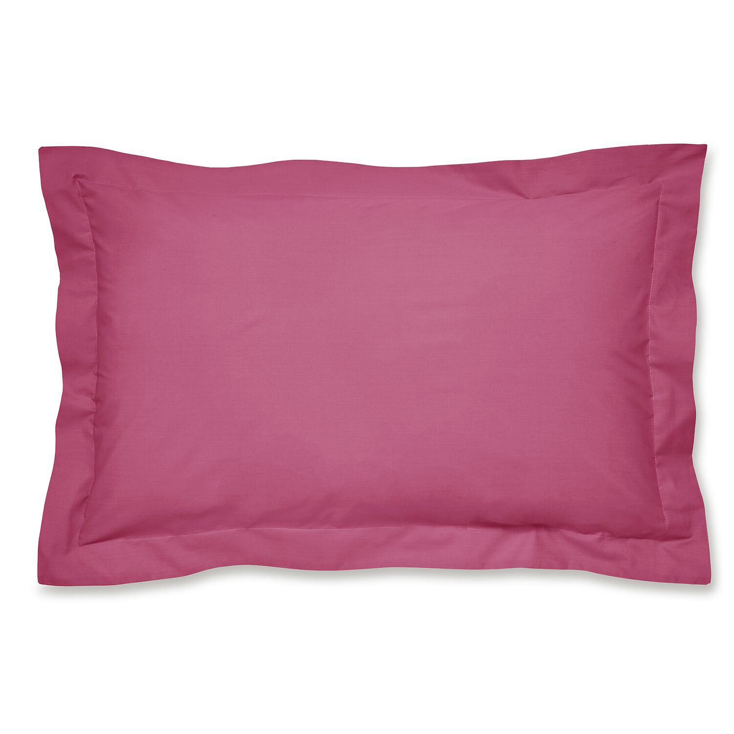 Nicole Day Percale Oxford Pillowcase - Hot Pink