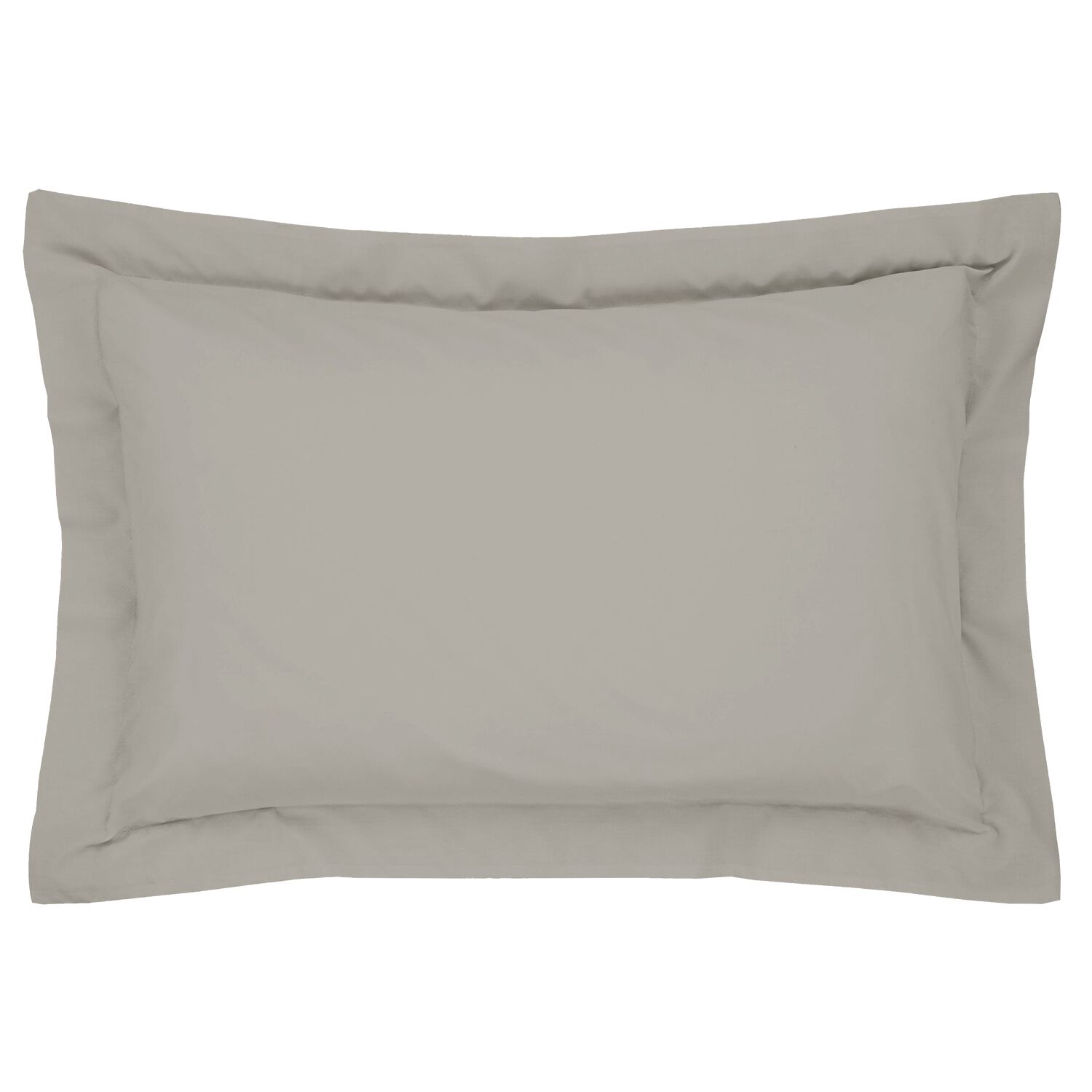 Nicole Day Percale Oxford Pillowcases - Ice Grey