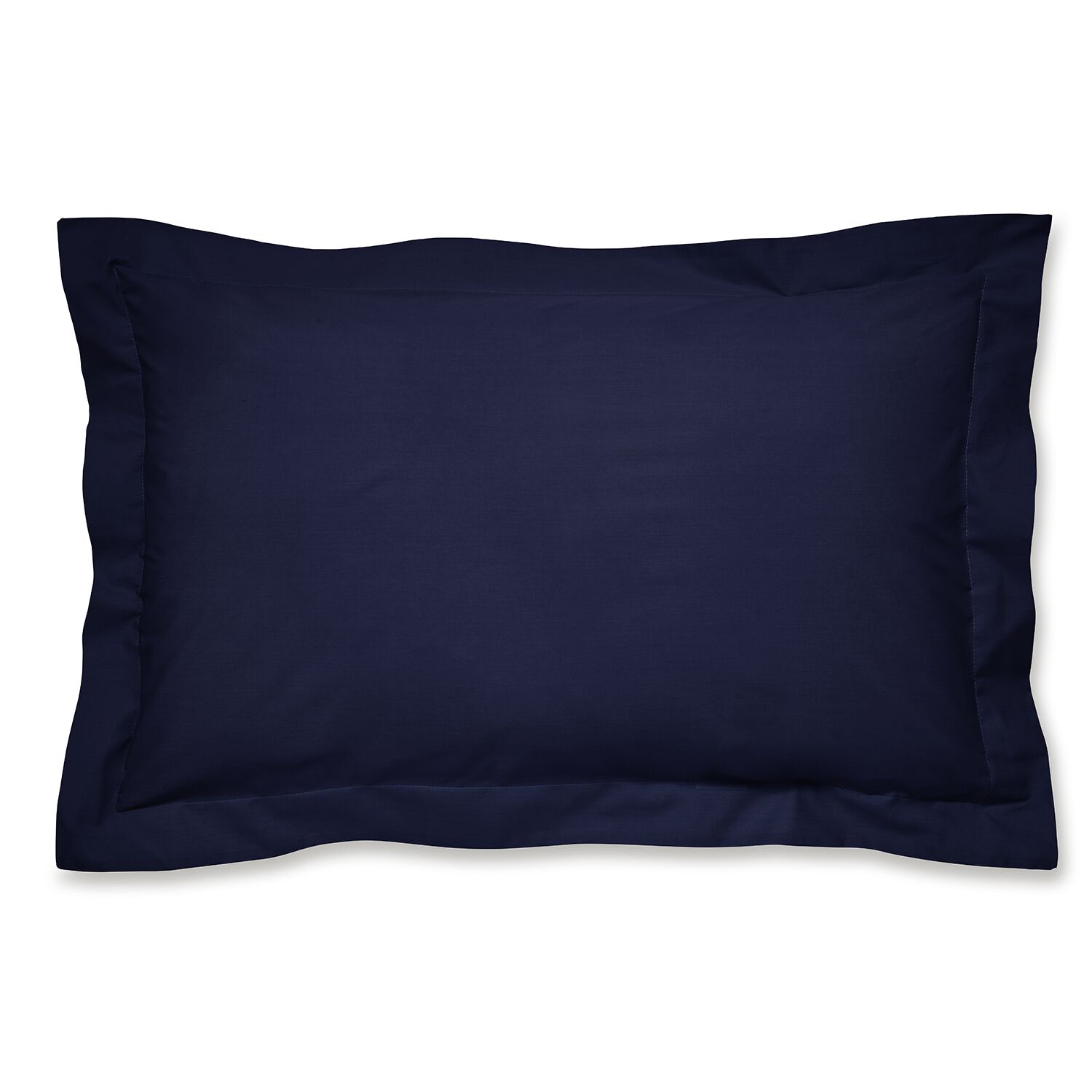 Nicole Day Percale Oxford Pillowcase Pair - Navy