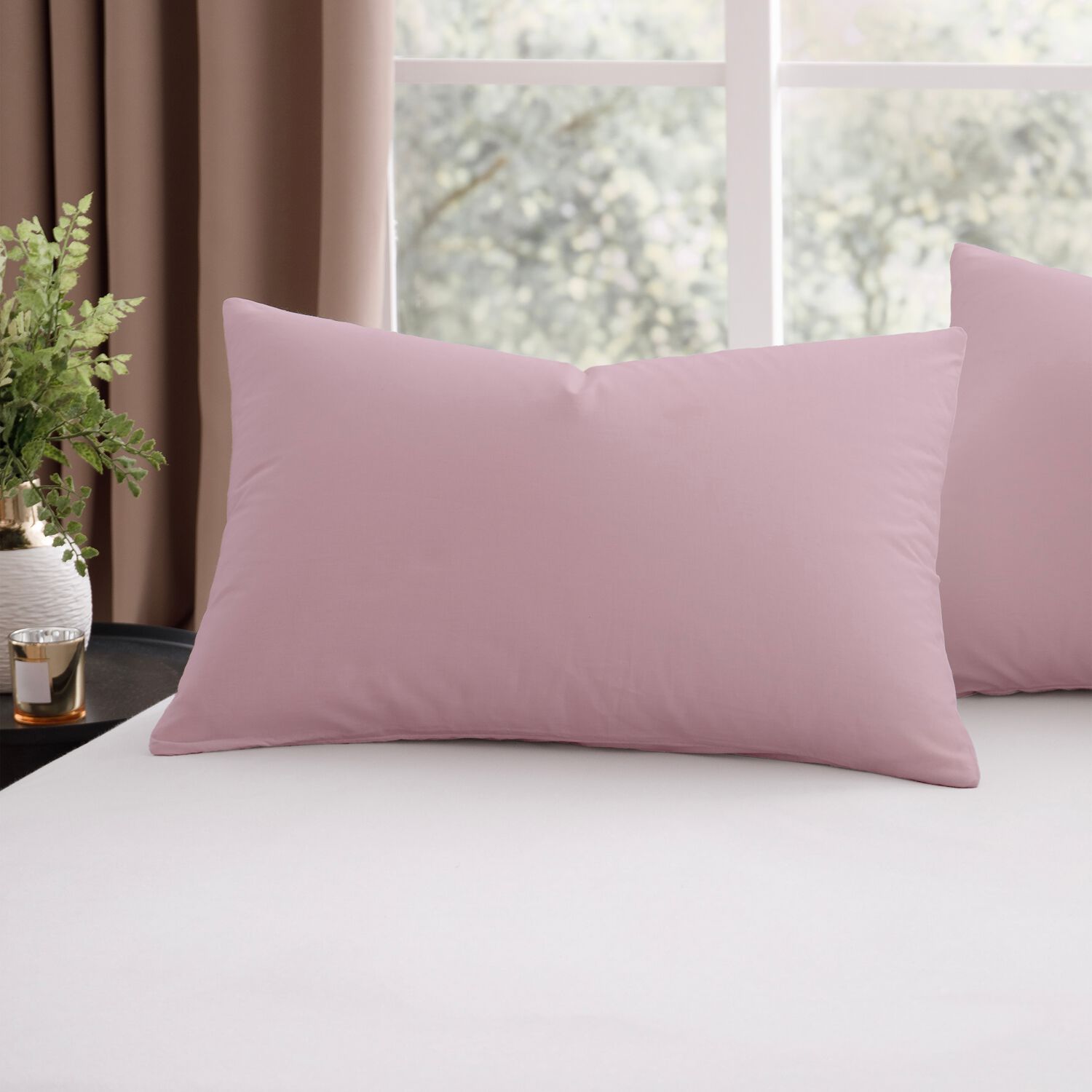 Nicole Day Housewife Pillowcase Pair - Lilac