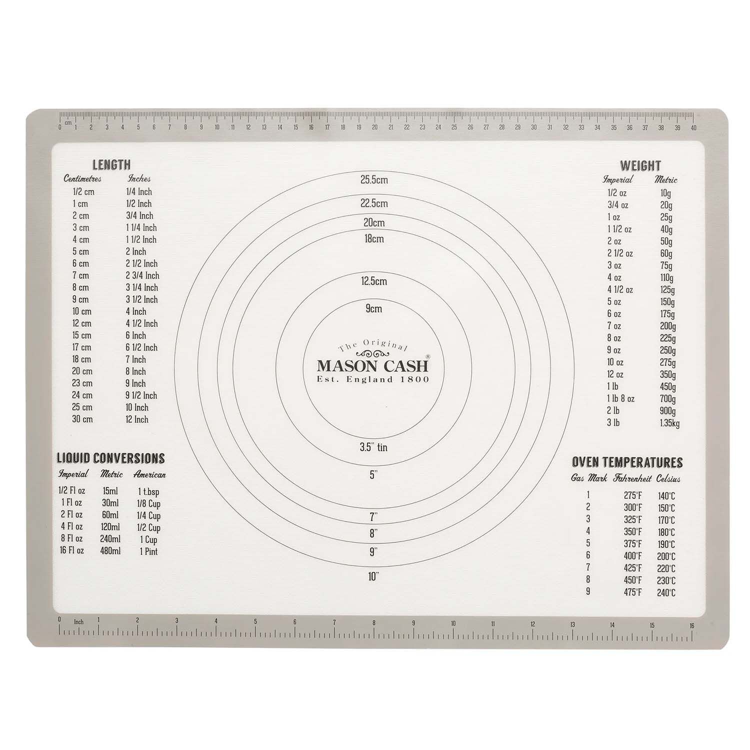 Mason Cash Baking & Pastry Mat 40 x 35cm