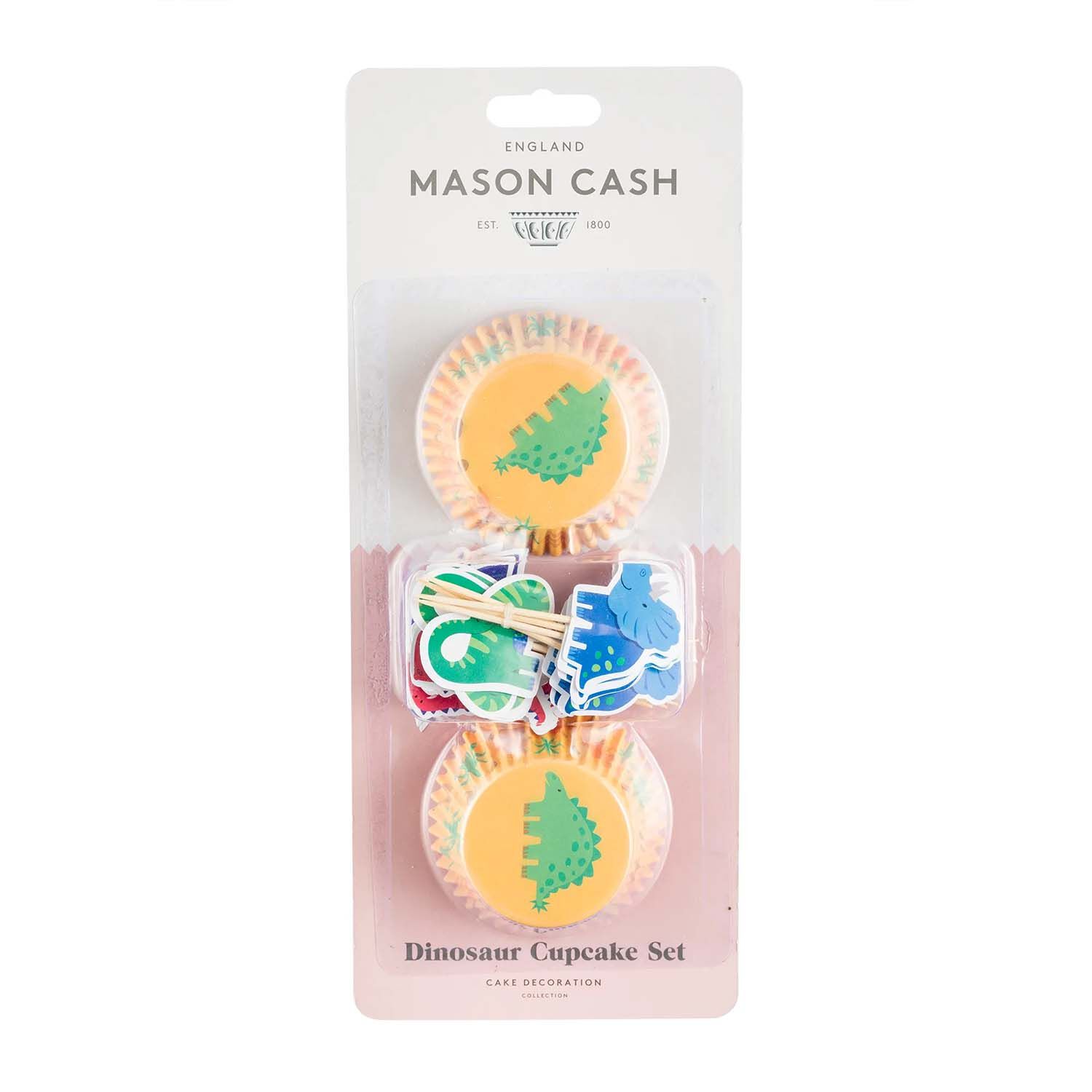 Mason Cash Dinosaur Cupcake Cases & Cake Toppers