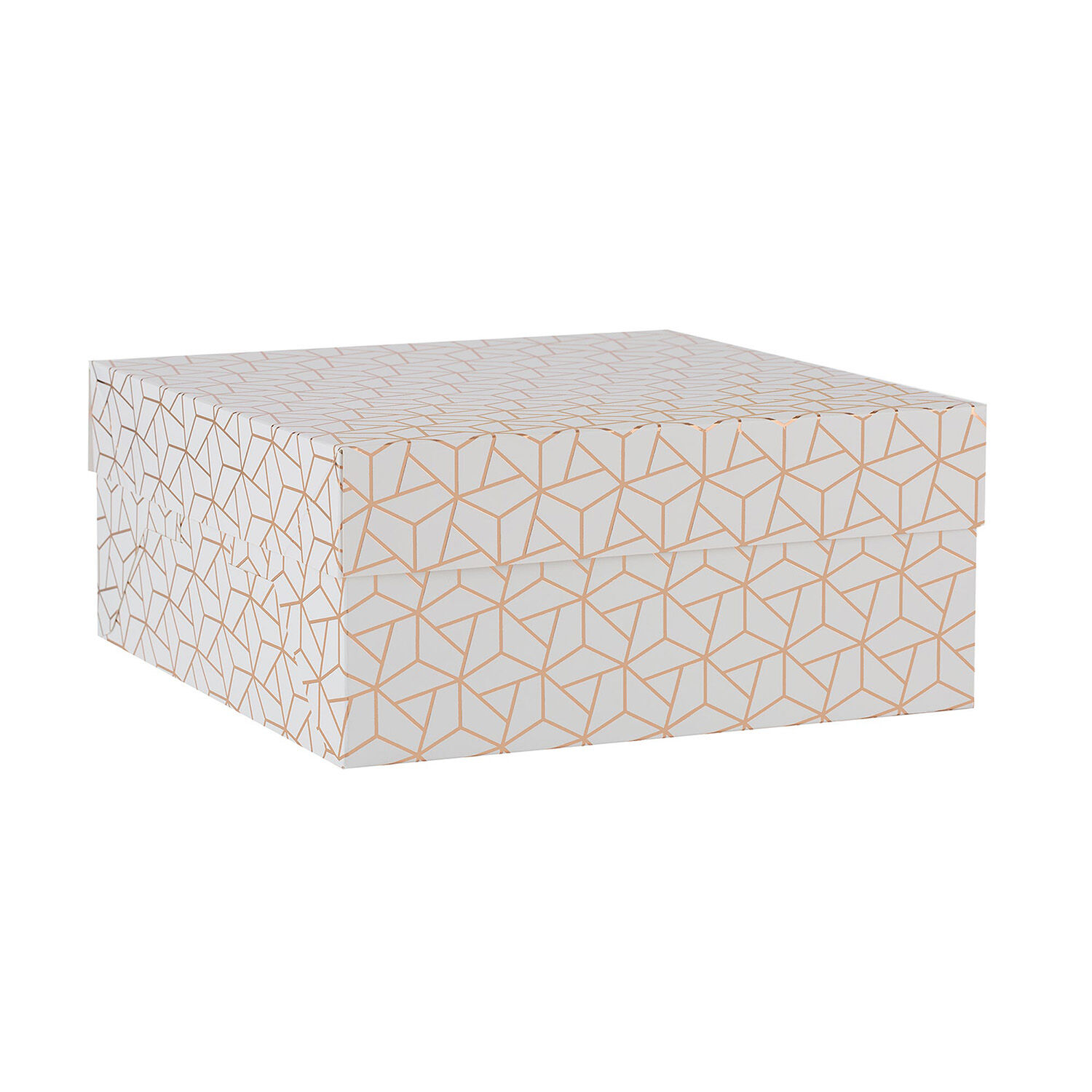 Mason Cash Geo Rose Gold 10" Cake Box