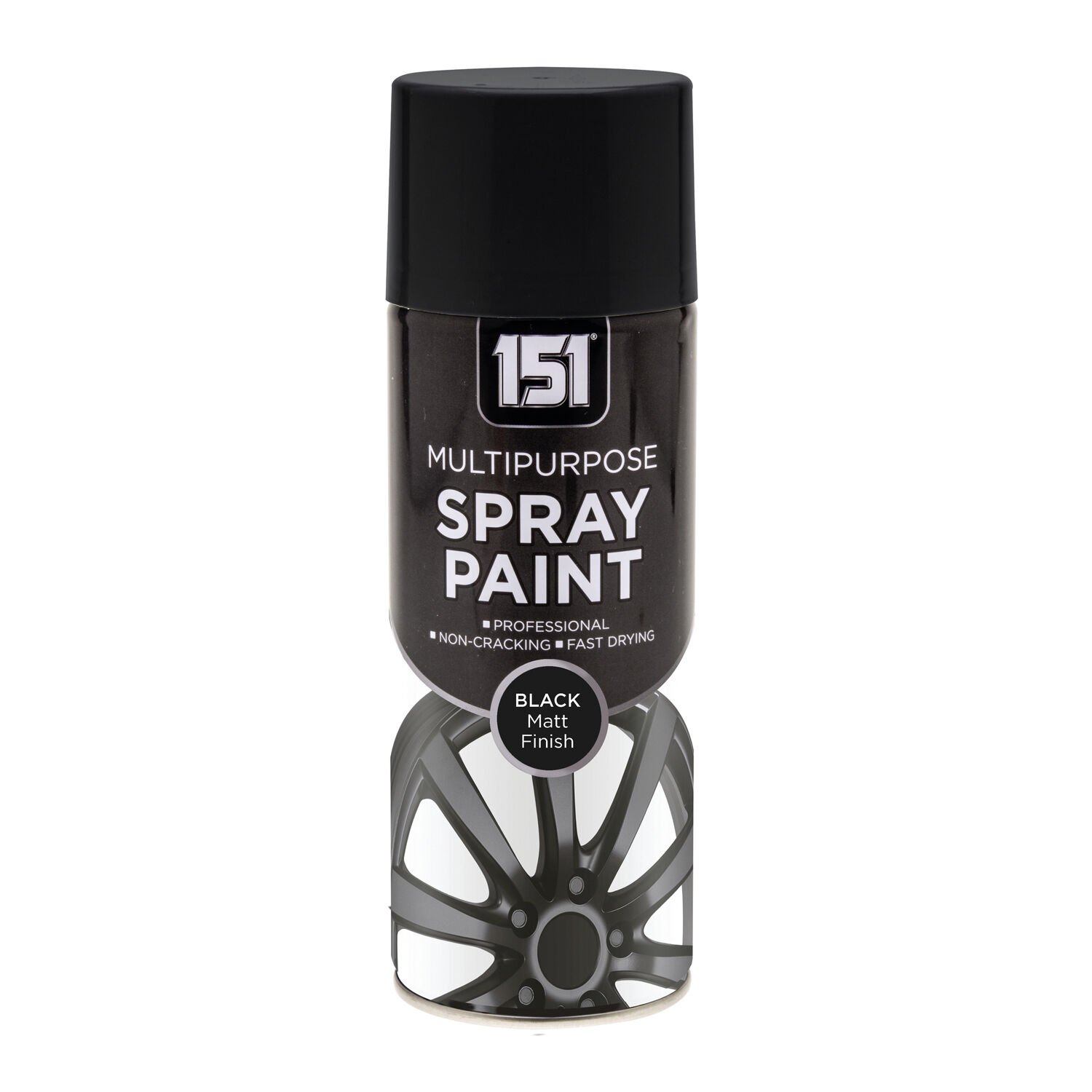 Matt Black Spray Paint 400ml
