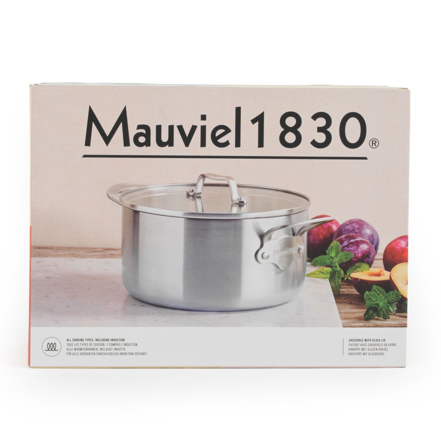 Mauviel 24cm Stainless Steel Casserole