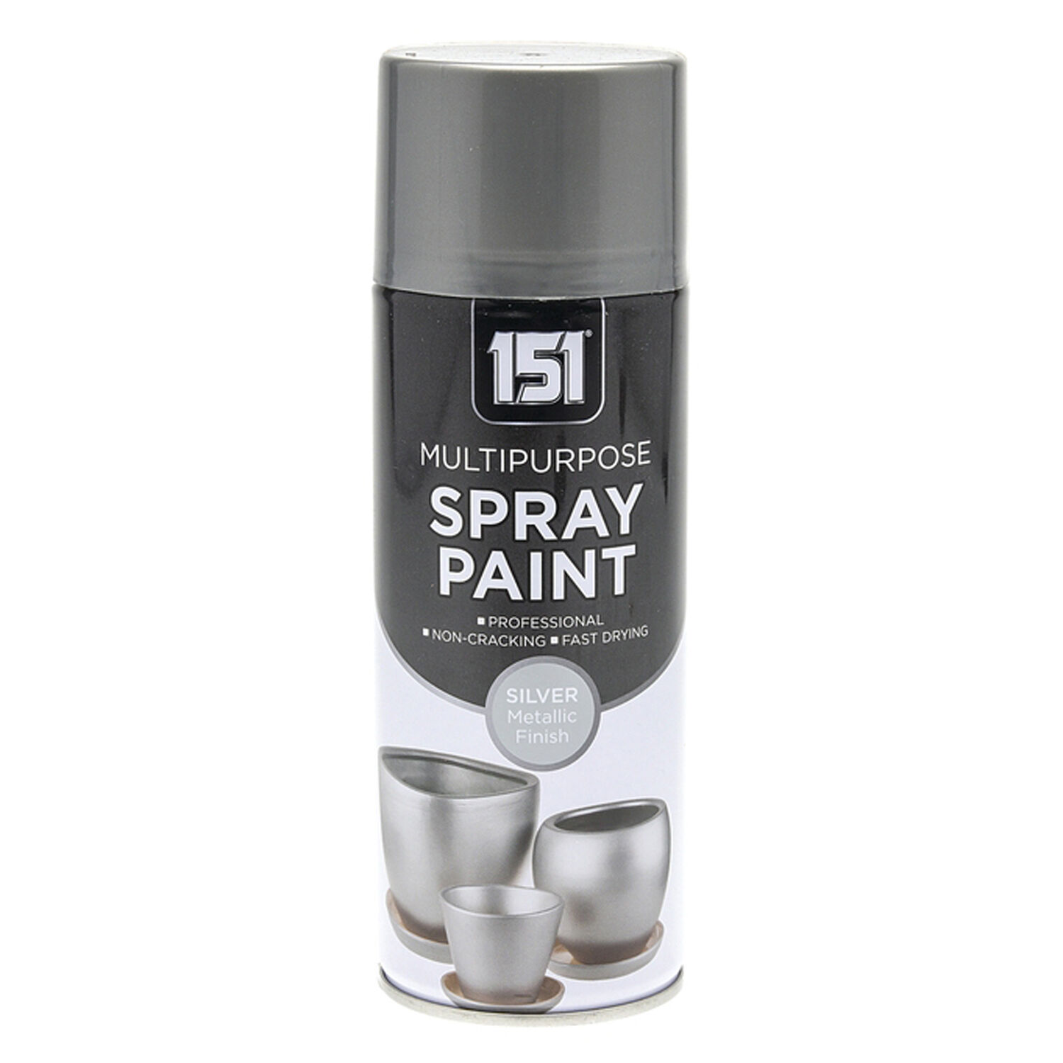 Metallic Silver Spray Paint 400ml