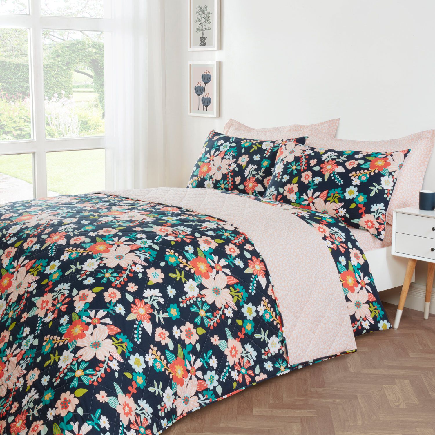 Mimi Bedspread 200cm x 220cm - Green