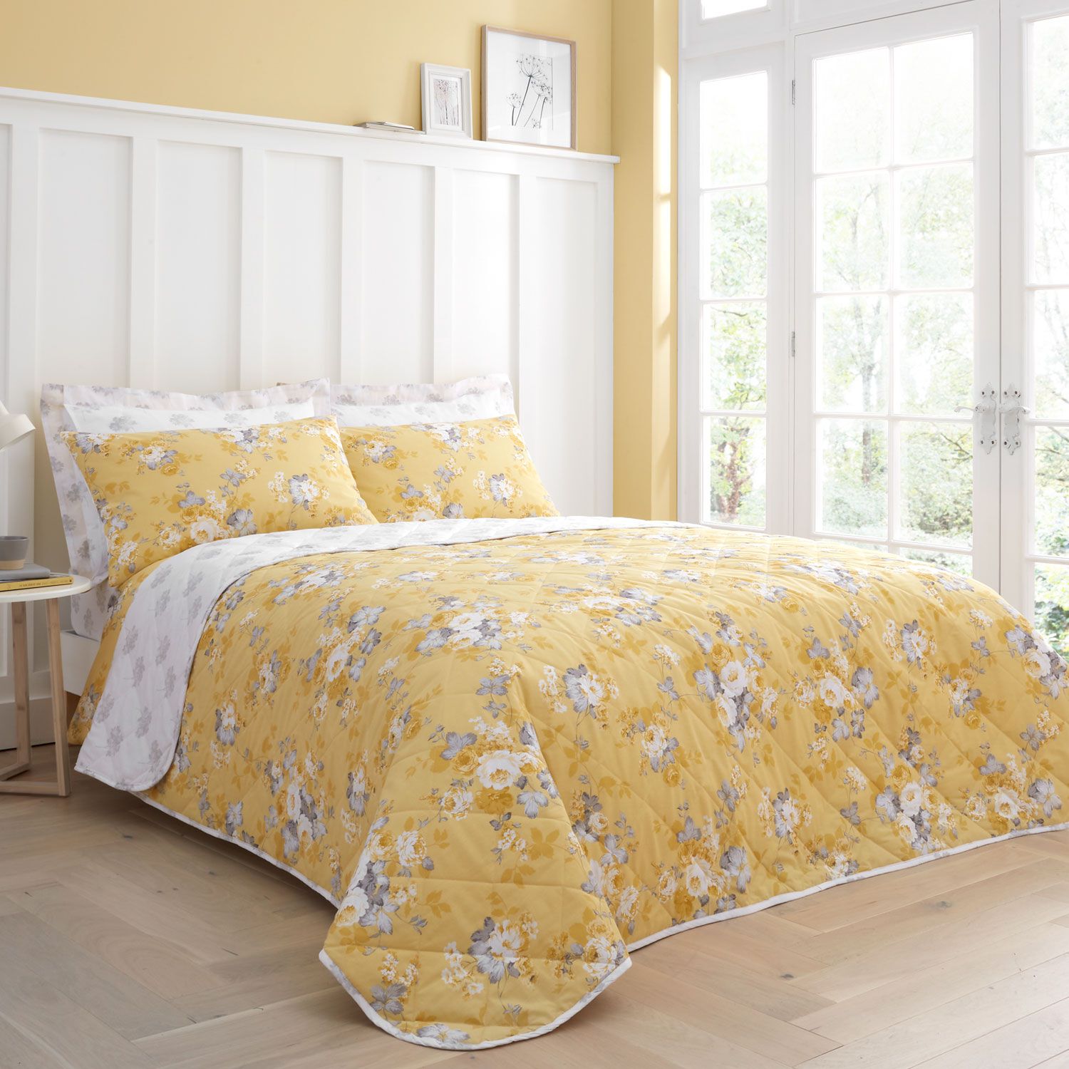 Mona Bedspread 200cm x 220cm - Ochre