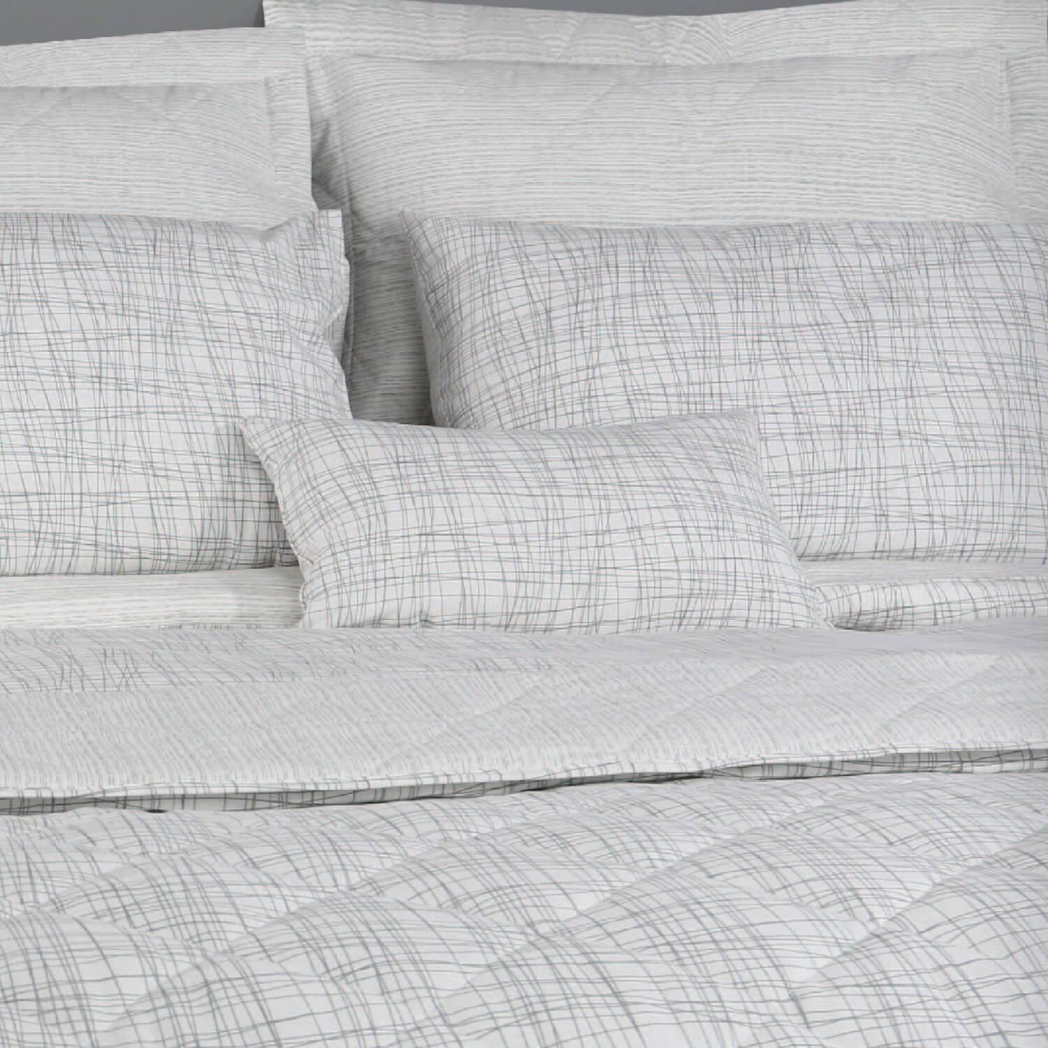 Mono Twine Grey Cushion 30cm x 50cm