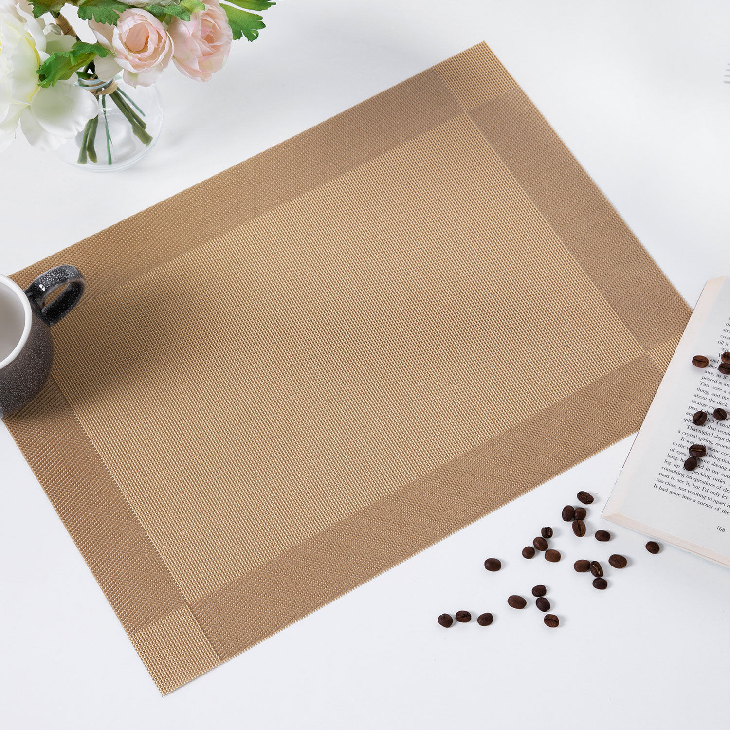 Netted Oxford Placemat - Gold