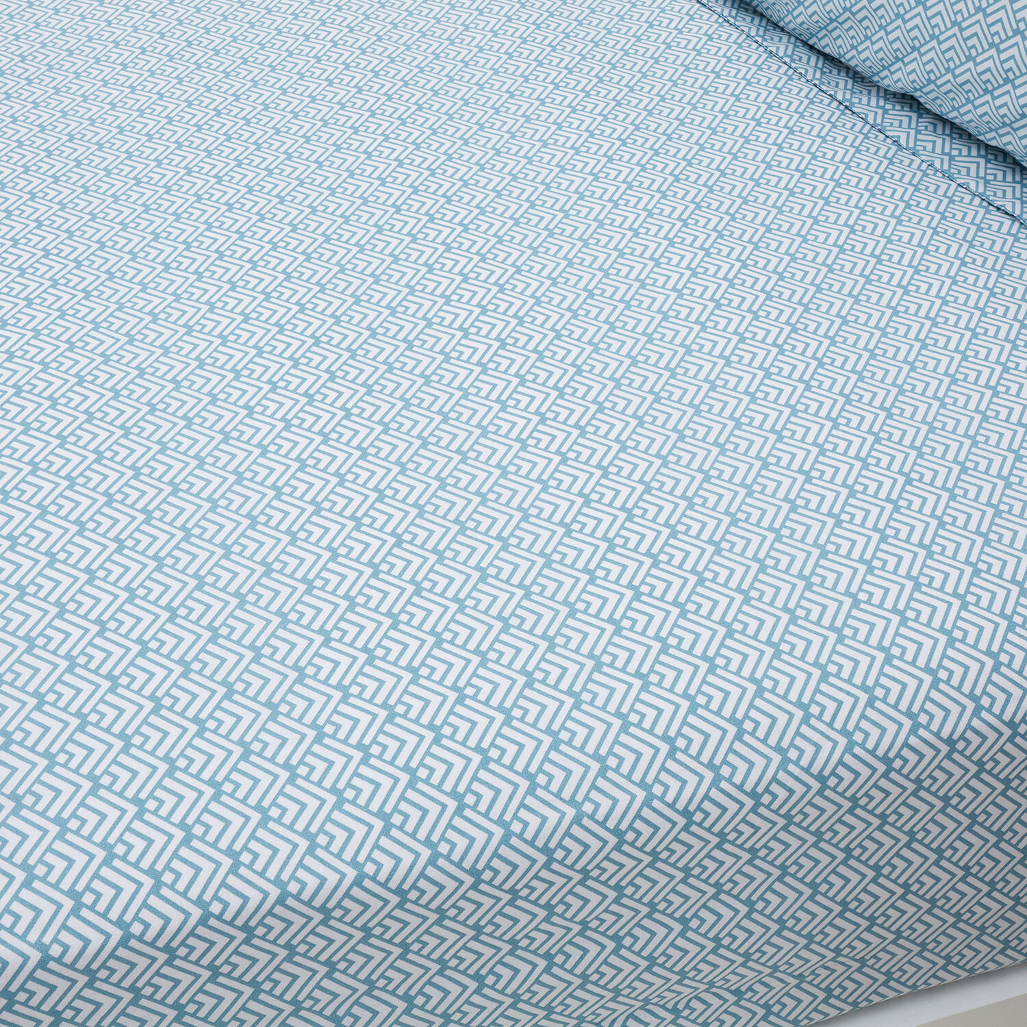 KEEGAN DUCK EGG Super King Fitted Sheet