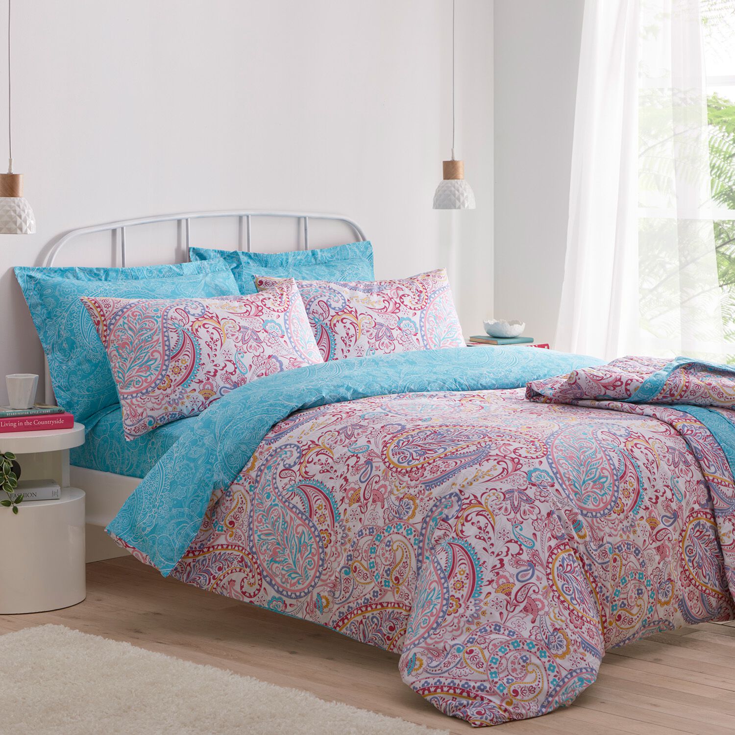 DOUBLE DUVET COVER Paislee Brights