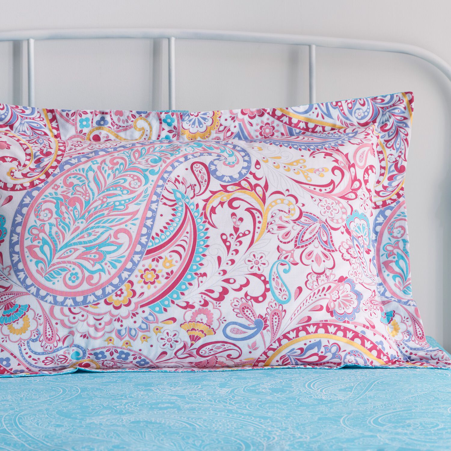 Nicole Day Paislee Brights Oxford Pillowcase Pair