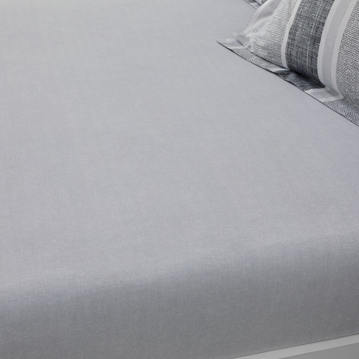 RONAN GREY Super King Fitted Sheet