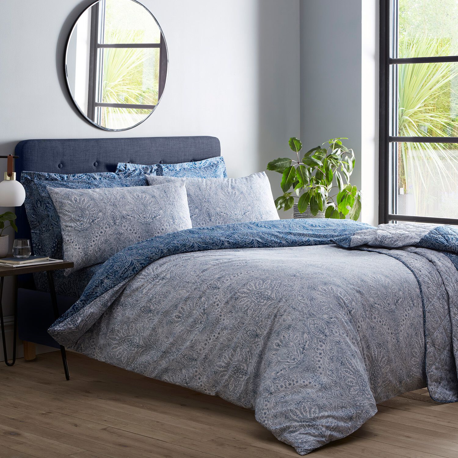 DOUBLE DUVET COVER Tess Navy