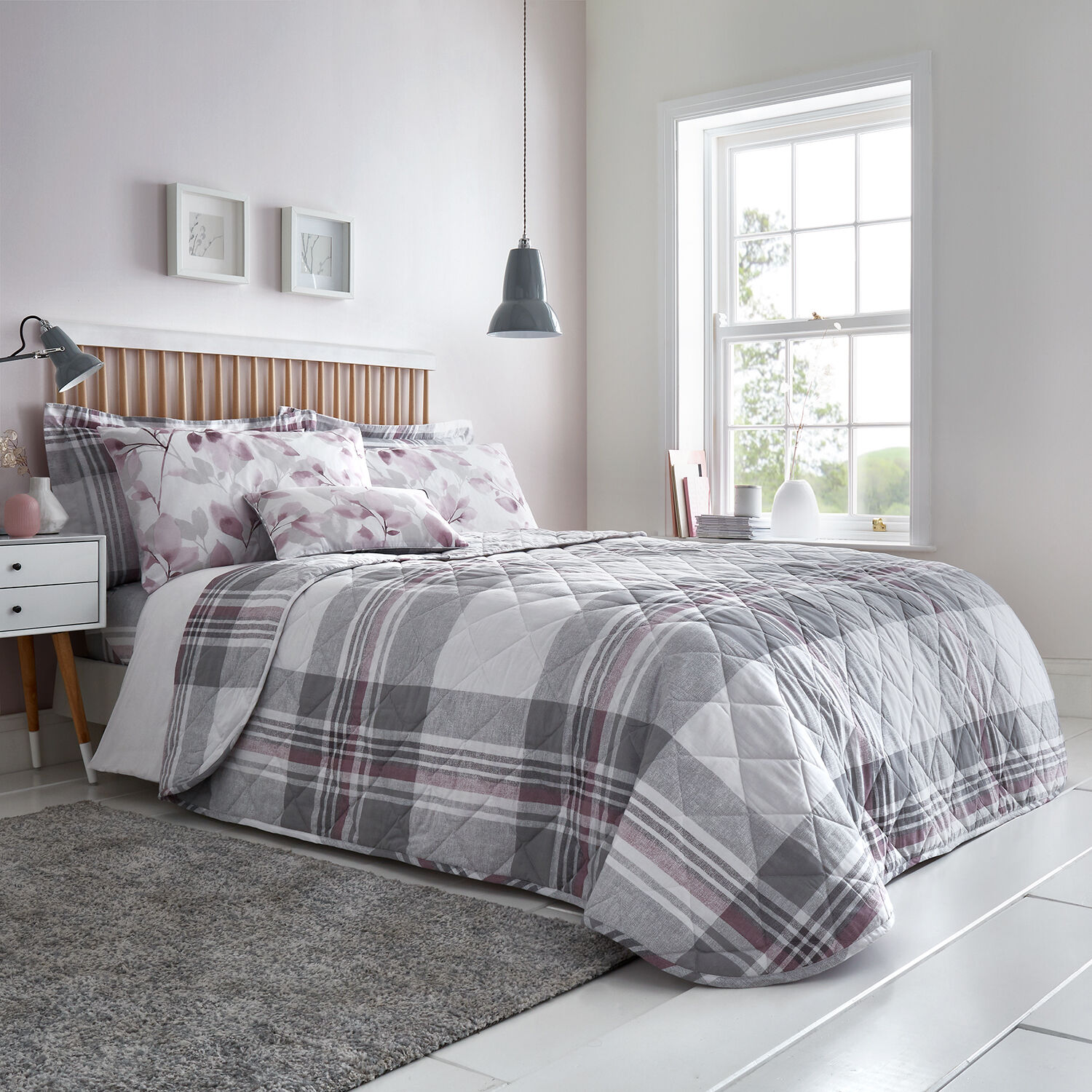 Nicole Day Thea Bedspread 200cm x 220cm - Grey