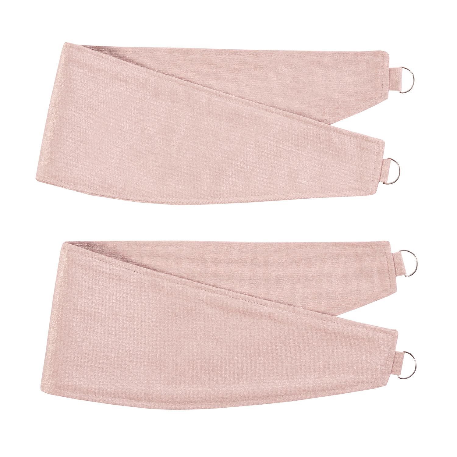 NIGHTSHADE TEXTURED ROSE PAIR Tiebacks