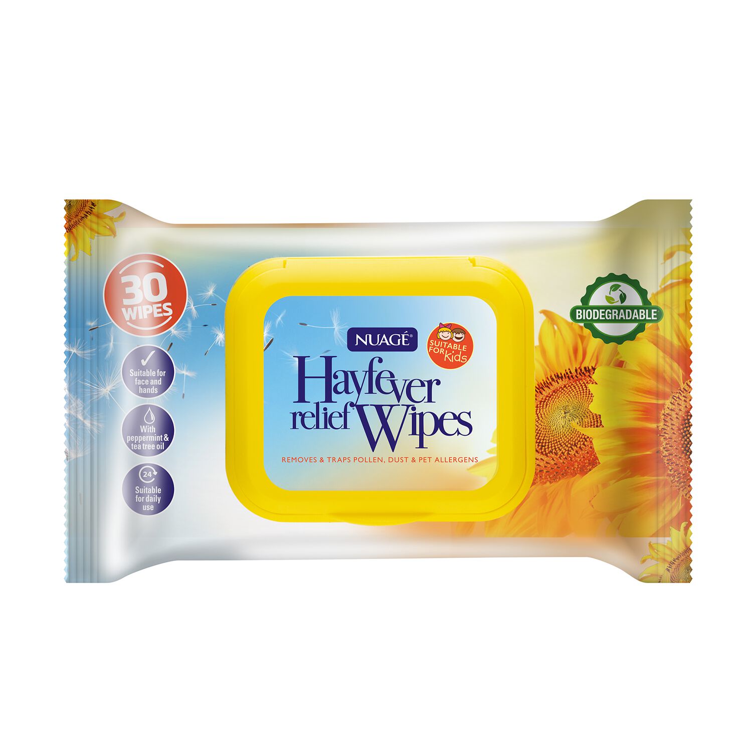 Nuage Hayfever Relief Wipes 30 Pack